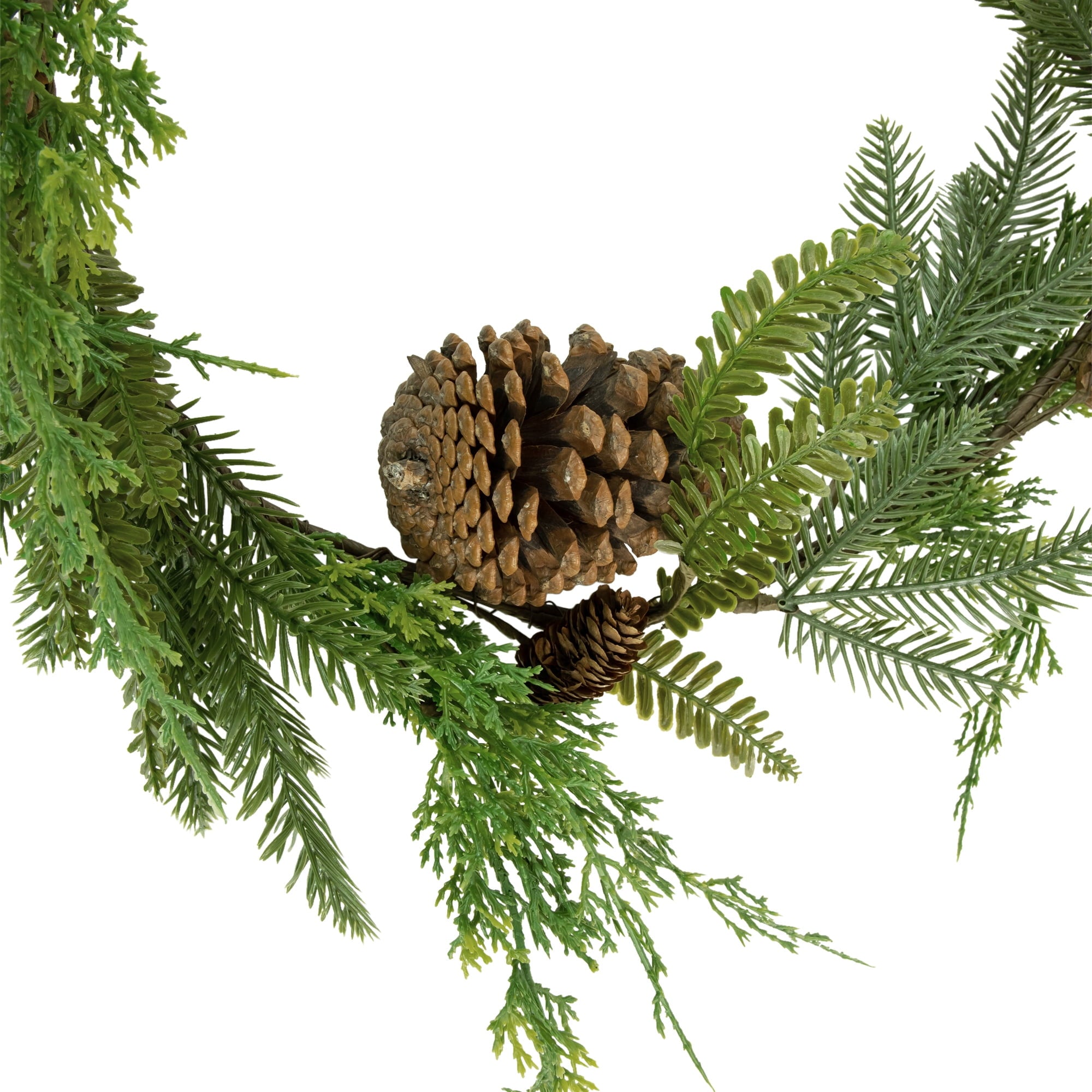 Northlight 5' Mixed Pine and Pinecone Artificial Christmas Garland Unlit