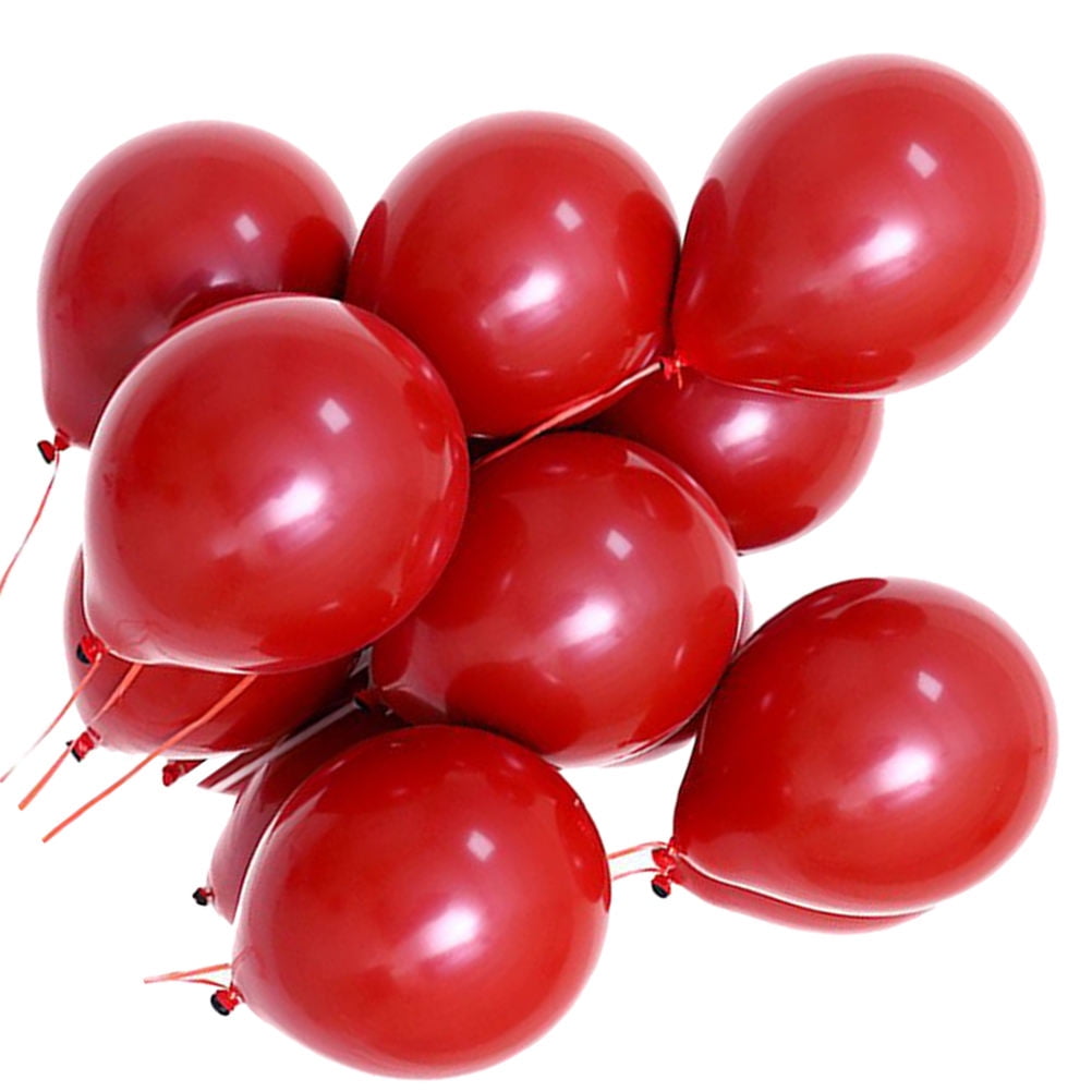 FESTFENDS Decorative Latex Balloons Red 150Pack 9.8x9.8in