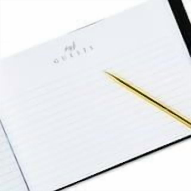 Wedding Guest Book with Pen Set - Black Cover Scripted Guests - 9.75 x 6.25 - Memory Keepsake for Weddings, Baby Showers, Parties & Guest Houses Biodegradable
