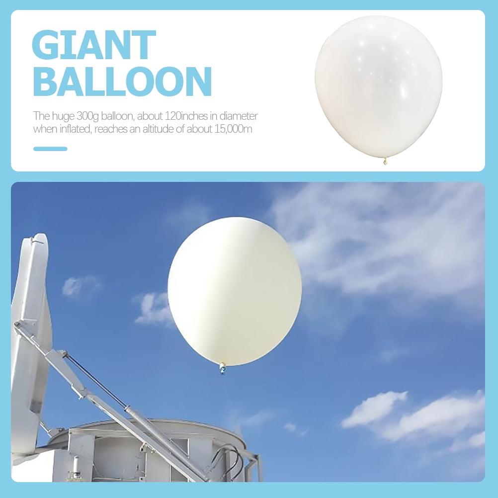 HEMOTON  Large Round Balloon Latex Big Balloons for Decoration Baby White
