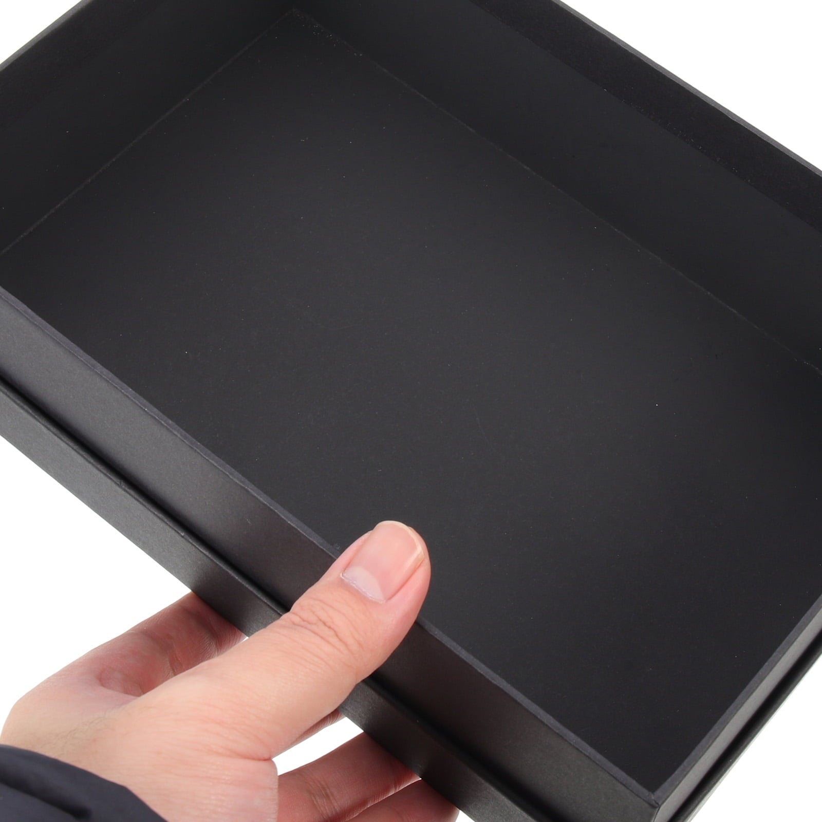 Worgeous Kraft Paper Gift Box for Storage Valentine's Day Present Black Small Box 2pcs
