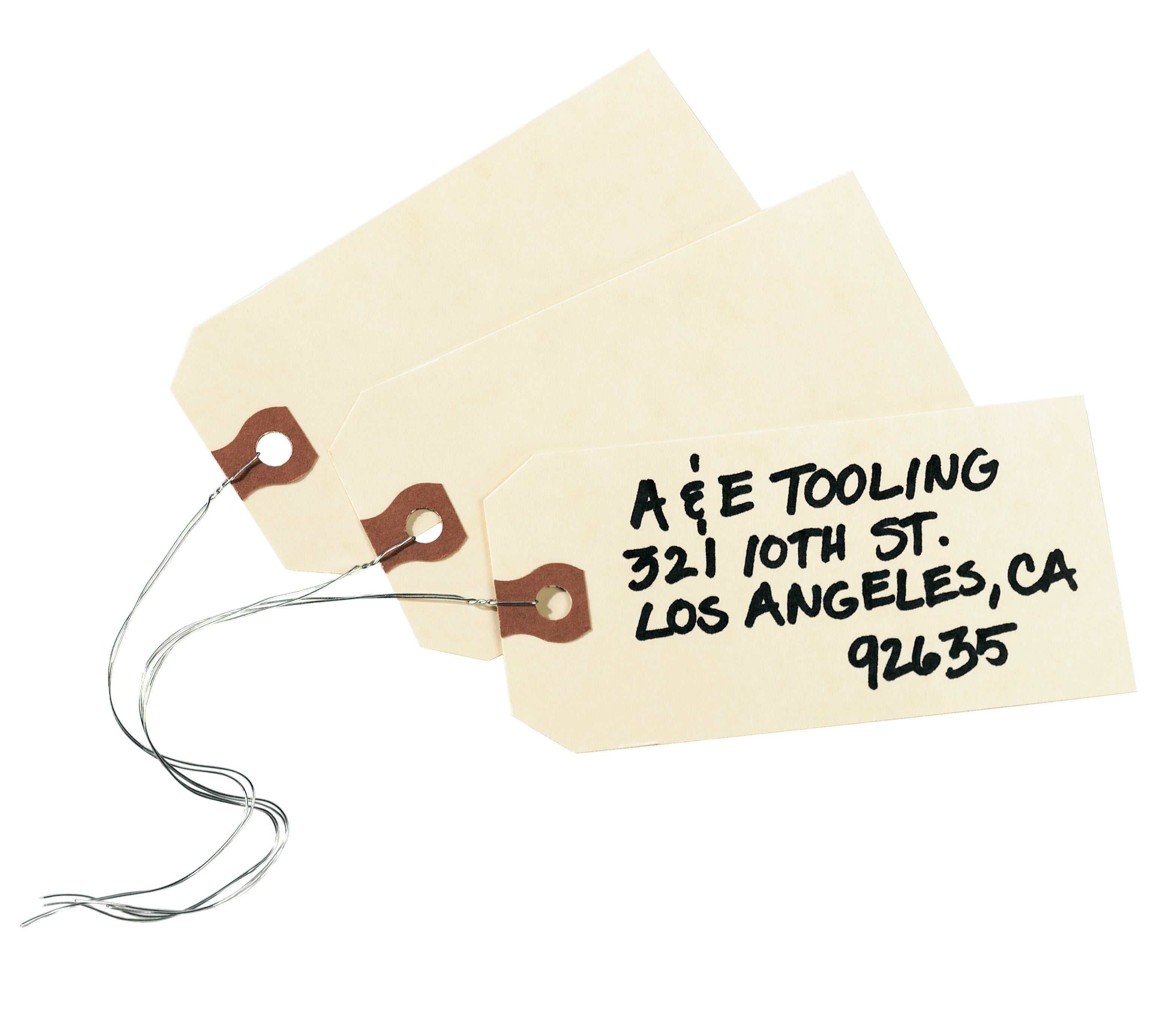 Avery Price Tags with String Attached, 11.5 pt. Stock, 4-3/4" x 2-3/8", 1,000 Manila Hang Tags (12605)