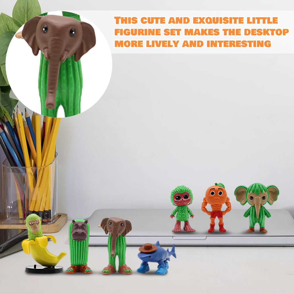 Italian Brainrot Figures, 10in Italian Brainrot Toys, Tralalero Tralala Action Figures Italian Brainrot Cake toppers Birthday Decorations Gifts for Fans office Room Figurine Decor, Italian Brainrot