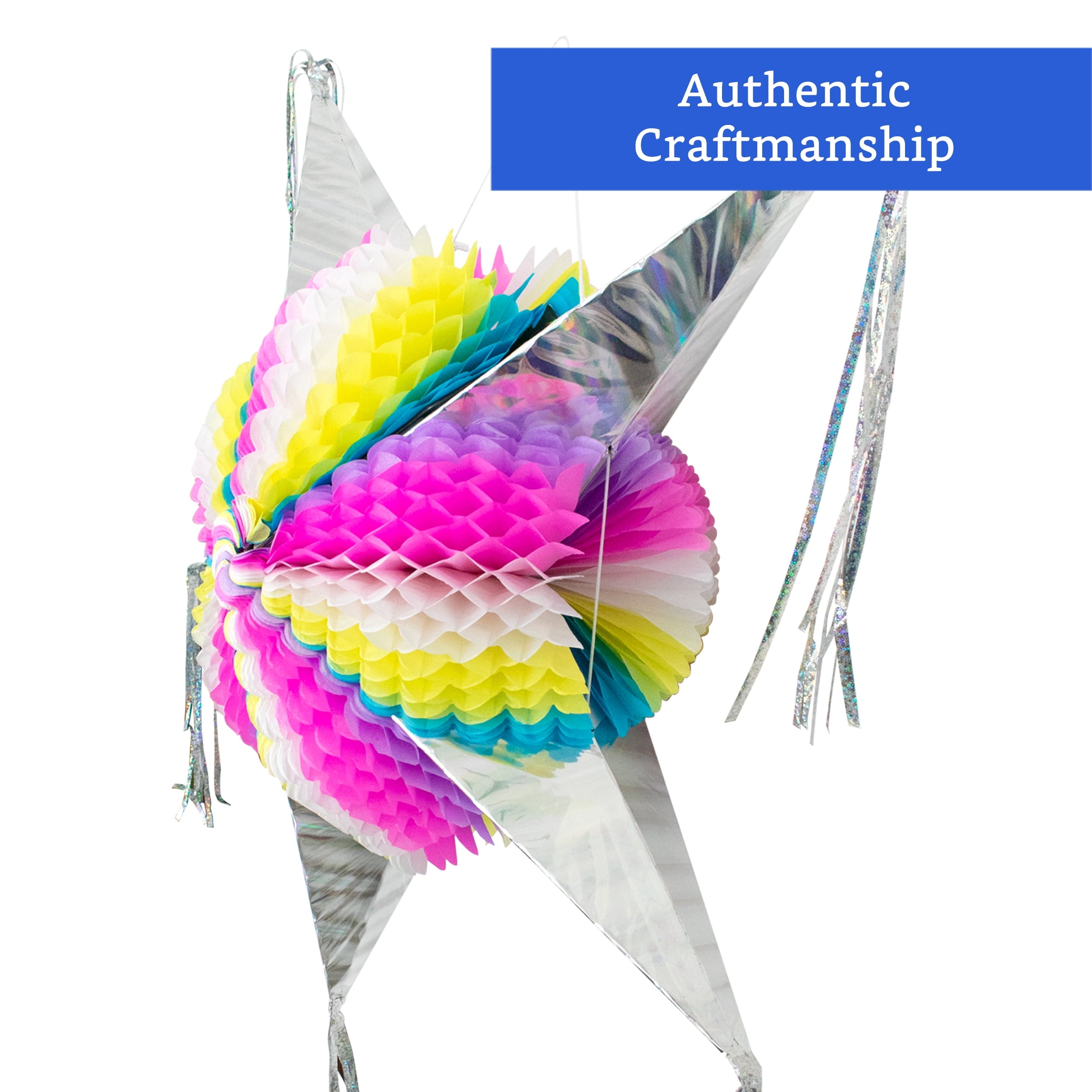 Mexican Piñata (Large 32 inches) - Authentic Handmade Large Pinata for Birthday Party - Piñatas para Cumpleaños - Unicorn Pinata - Unicorn Party Supplies