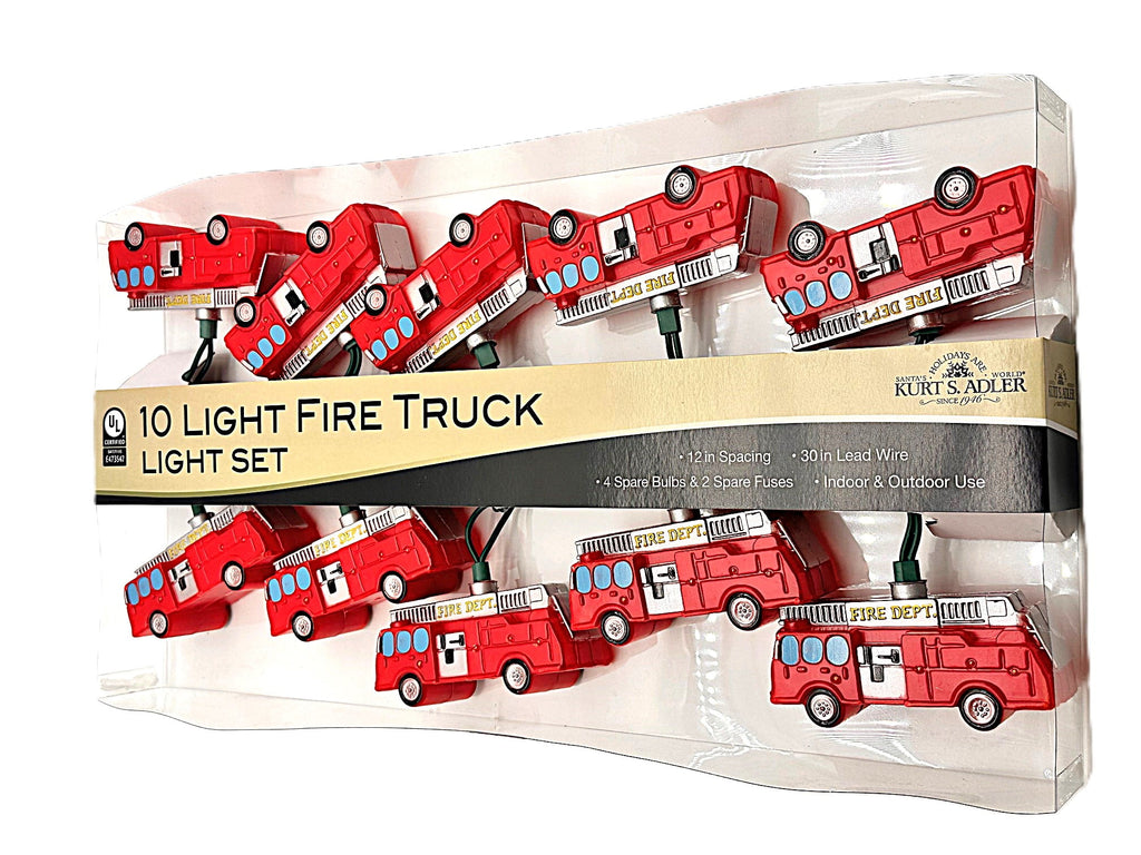 Kurt Adler 10-Light Fire Truck Light Set