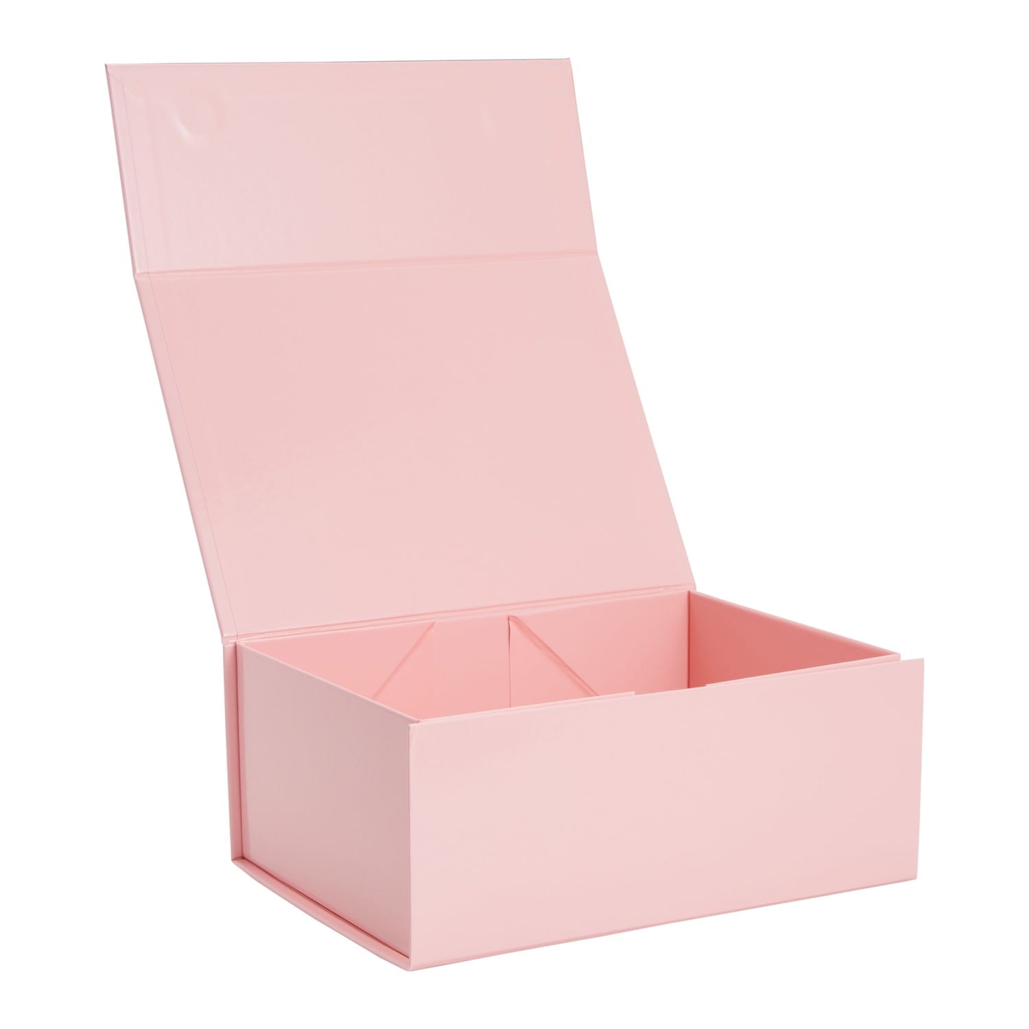 6 Pack Magnetic Gift Boxes with Lids, 9.5 x 7 x 4 Inches for Birthday, Wedding, Groomsman and Bridesmaid Proposal Box (Pink)