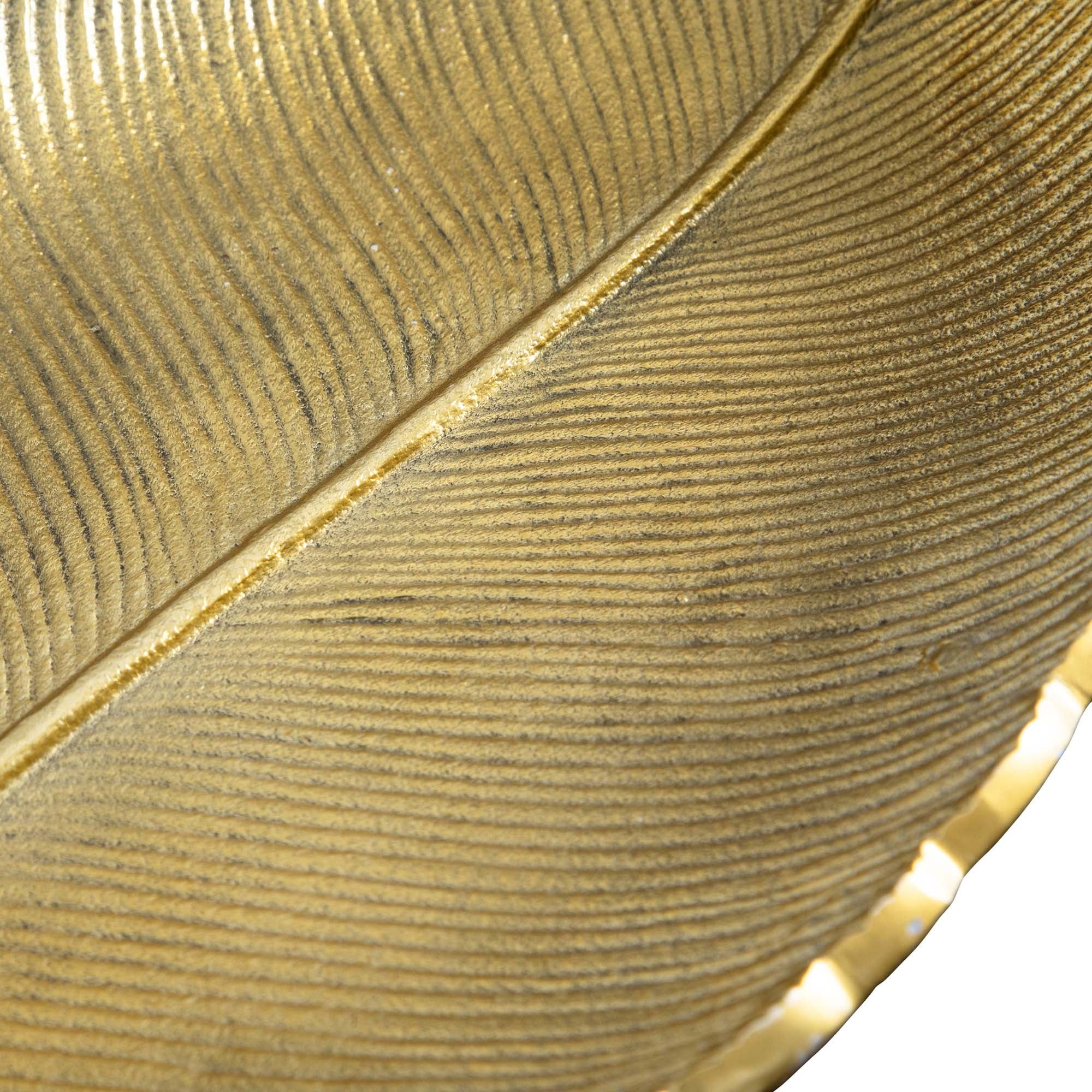 Nearly Natural 16in. Gold Leaf Decorative Accent Tray