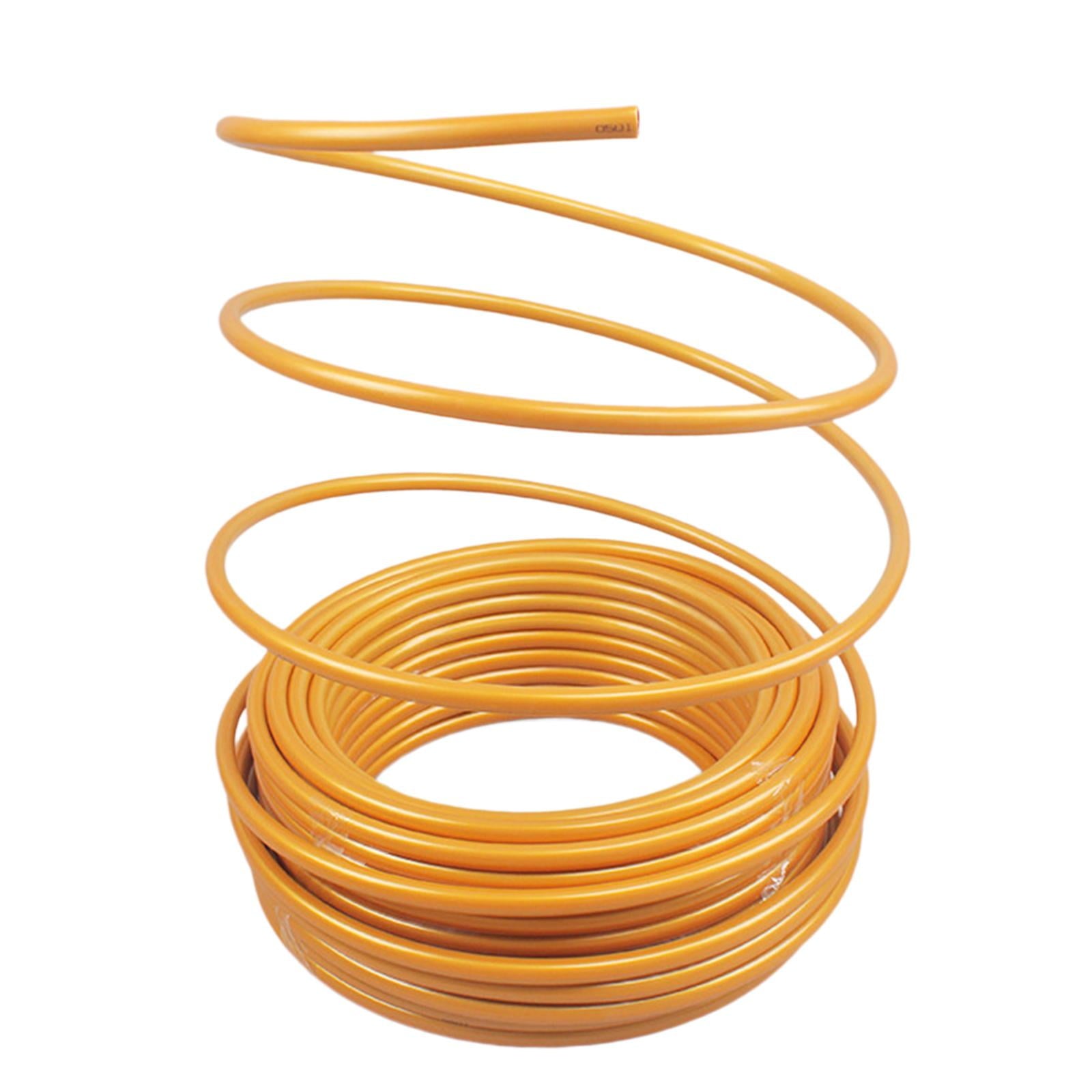 HILABEE PVC Modelling Tube Party Decor Tube Balloon Tube Decorative Prop Tube Multiuse for Wedding Ceremony Birthday Party Decoration Gold 10m