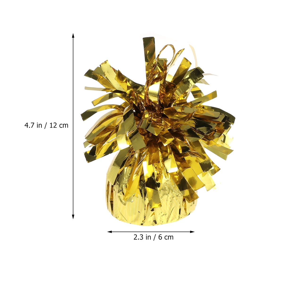 ORDDIART 6Pcs Golden 6Pcs Silver Blocks Decorative Balloons Birthday Party