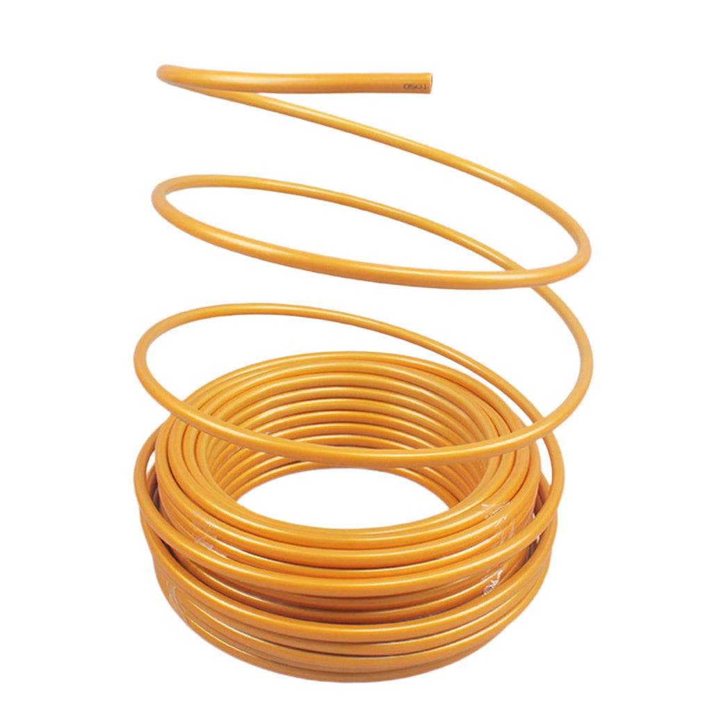 HILABEE PVC Modelling Tube Party Decor Tube Balloon Tube Decorative Prop Tube Multiuse for Wedding Ceremony Birthday Party Decoration Gold 10m