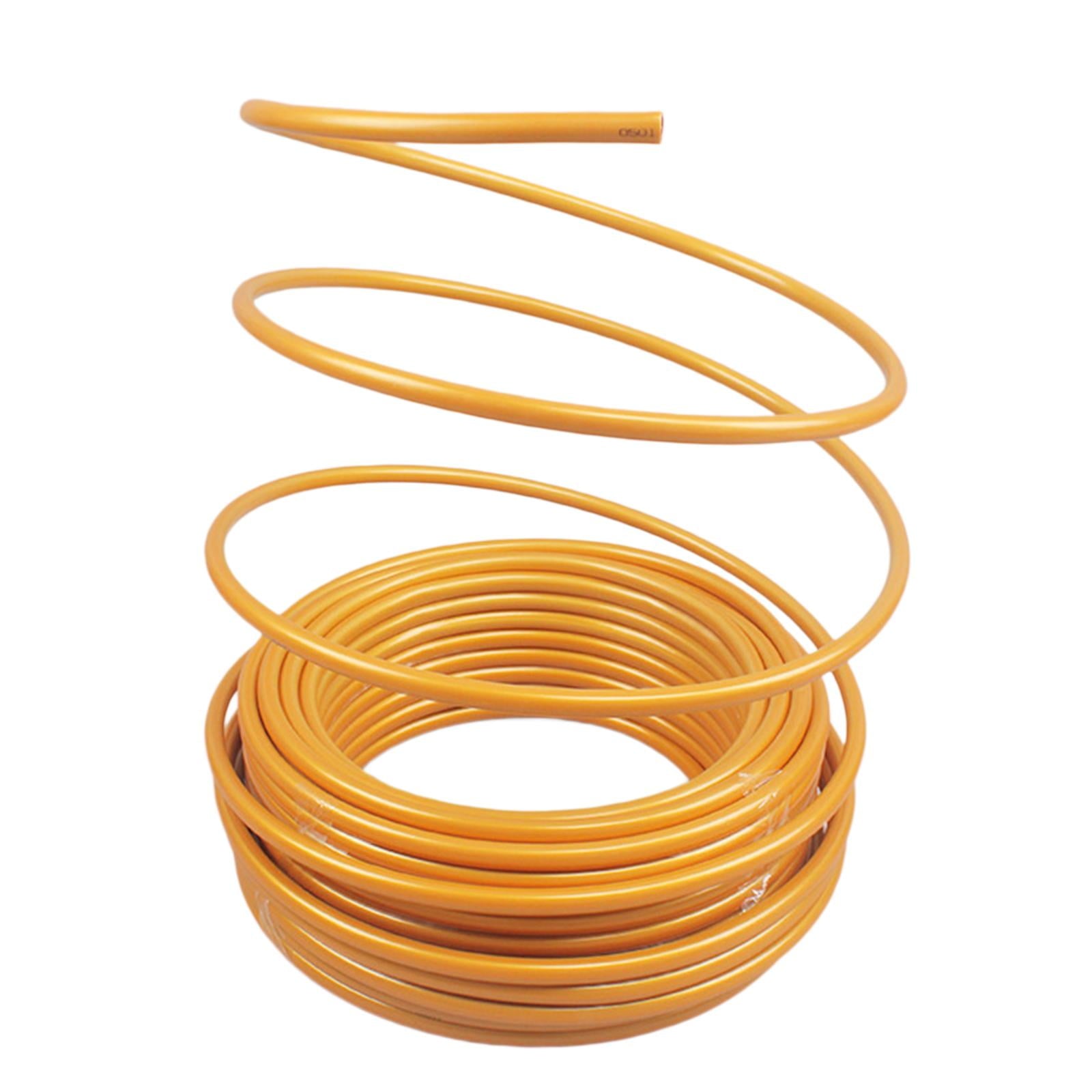 HILABEE PVC Modelling Tube Party Decor Tube Balloon Tube Decorative Prop Tube Multiuse for Wedding Ceremony Birthday Party Decoration Gold 10m