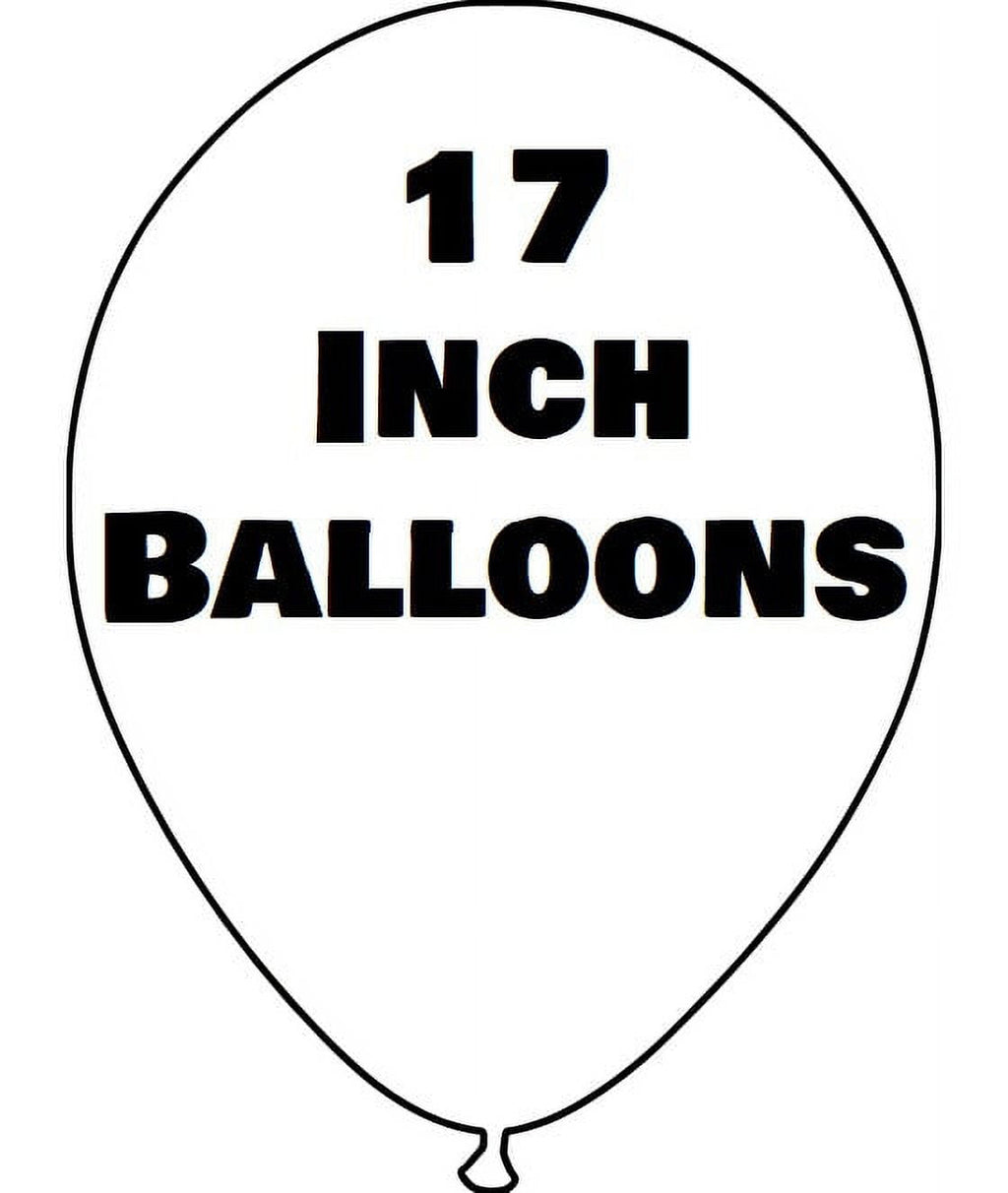17 inch Tuftex Pastel Assortment Latex Balloons (50 Pack) - Party Supplies Decorations