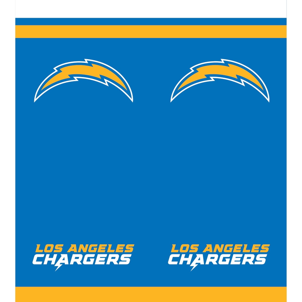 Los Angeles Chargers 54" x 108" Plastic Tablecloths 3 Count