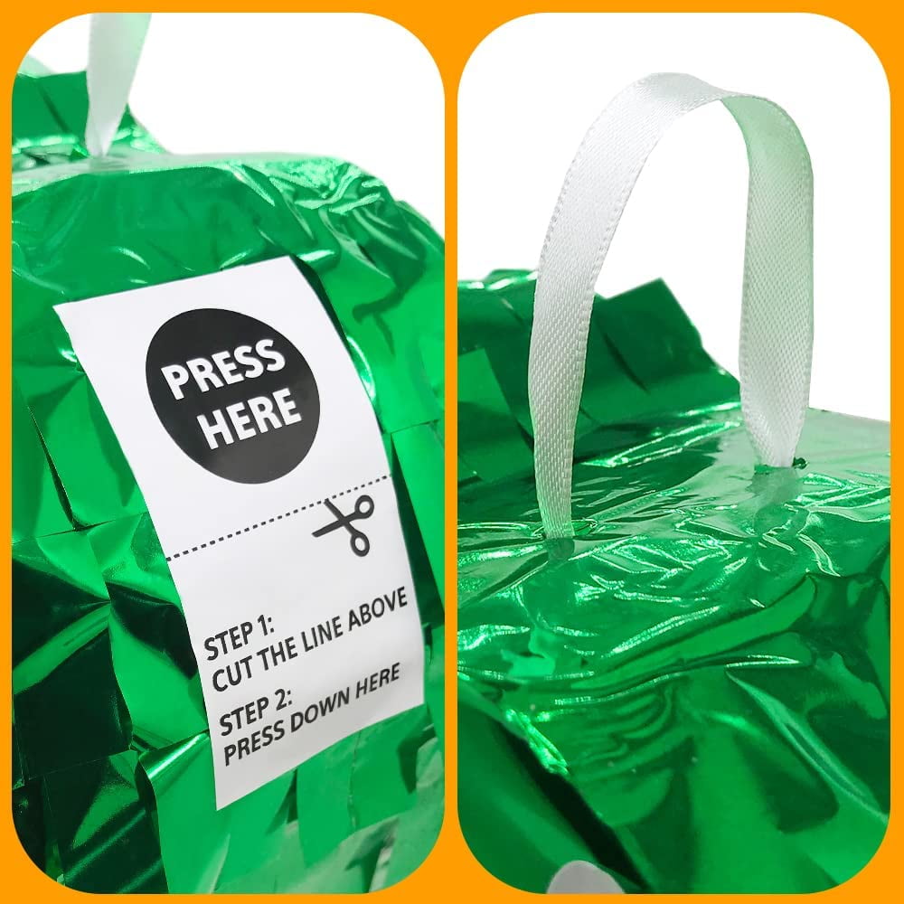 Dinosaur Pinata for Dinosaur Theme Party Favor with Smile & Yellow Belly, Birthday Anniversary Celebration Party Supplies (16.5 x 13.5 x 4 inches)