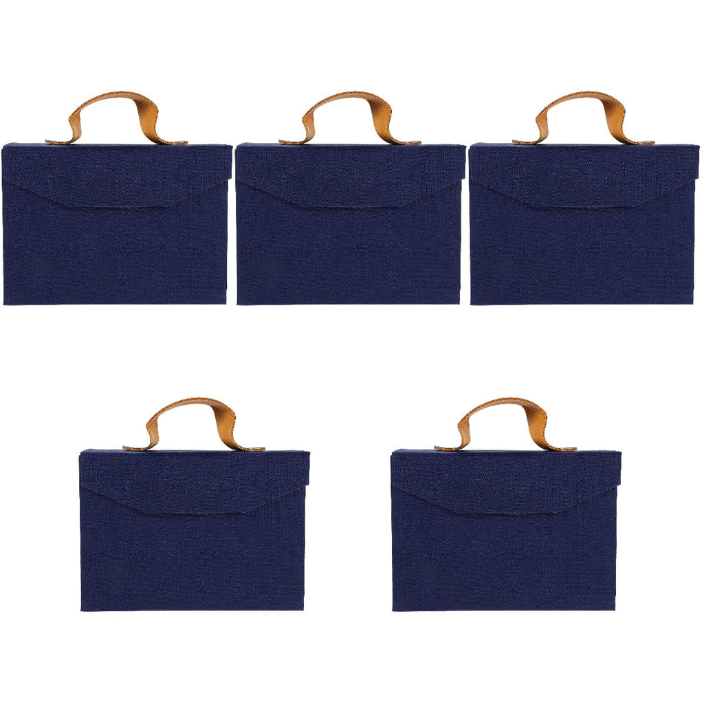 unbranded 5pcs Gift Box Gift Packing Case Birthday Gift Wrapping Box Portable Handle Gift Box