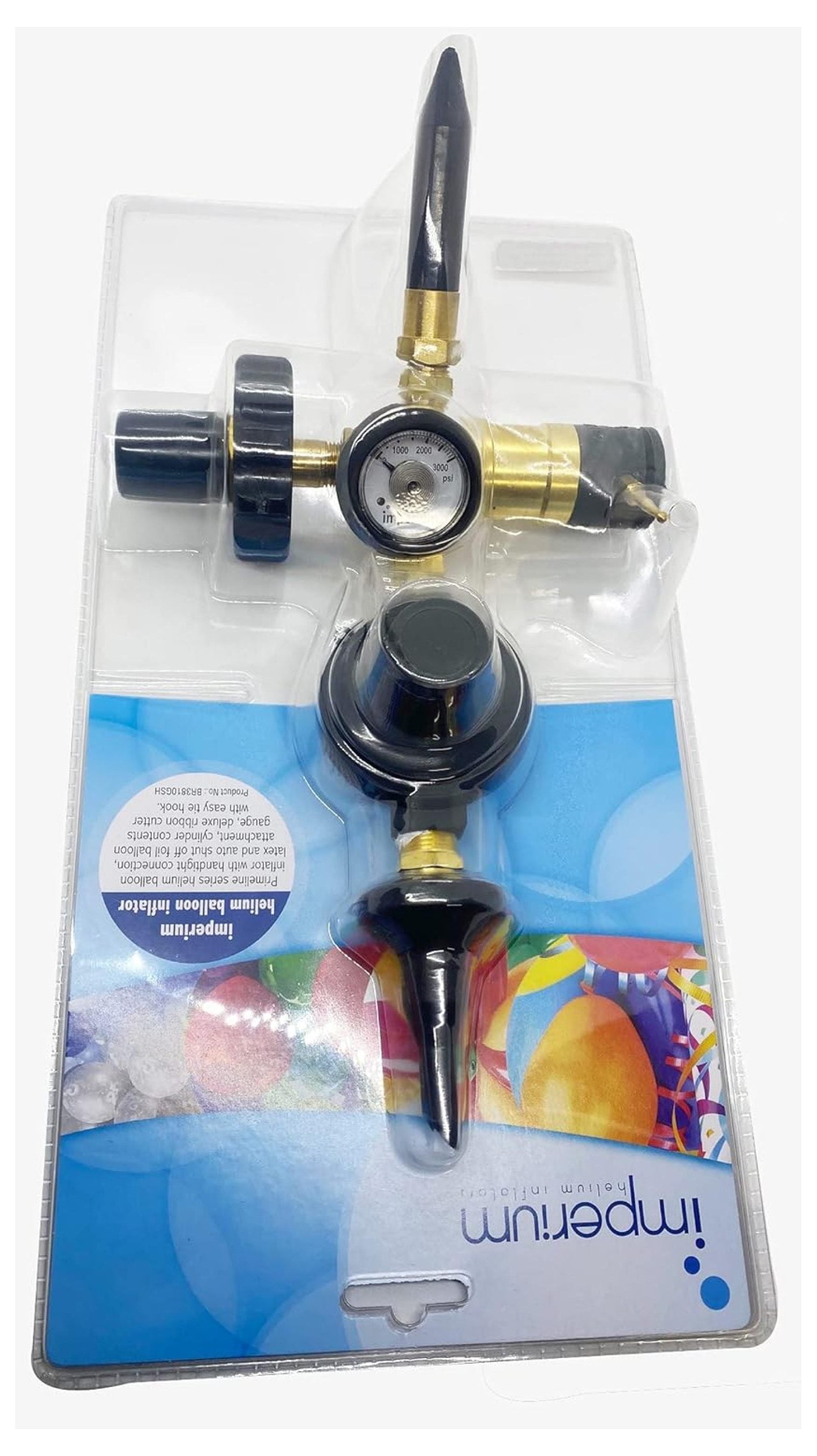Helium Combo and Latex Balloon Filler Inflator (with balloon auto shut off and latex rubber tilt )
