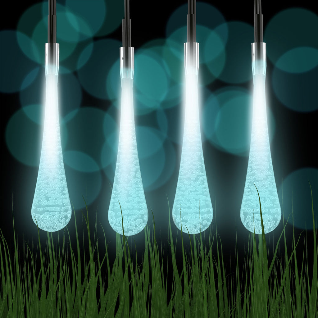Pure Garden 20.5FT Outdoor Solar String Lights 2-Pack with 8 Light Modes