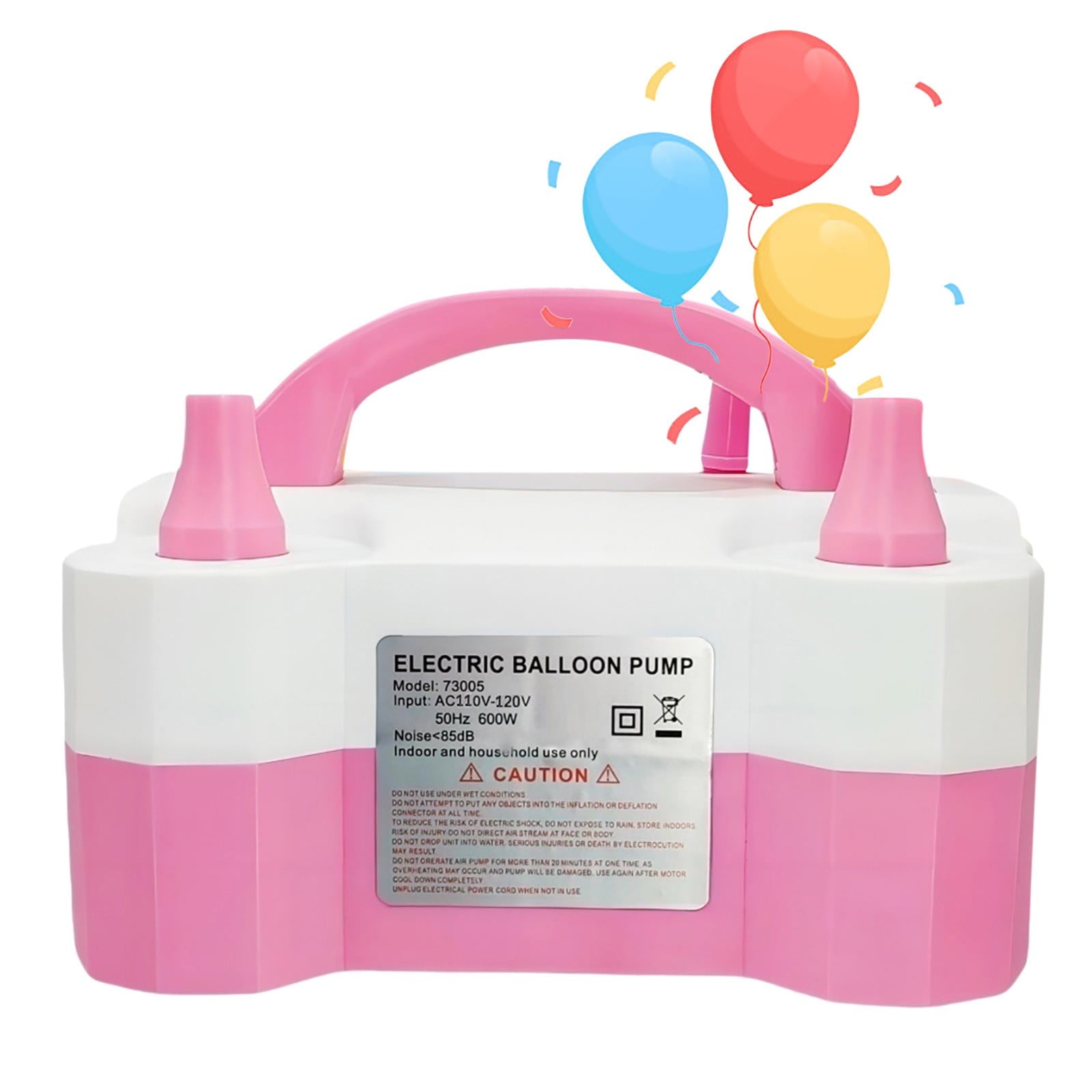 Electrical Balloon Inflator Binding Tool Portable Double Nozzle Electrical Blower Inflator Suitable For Party And Birthday Decoration