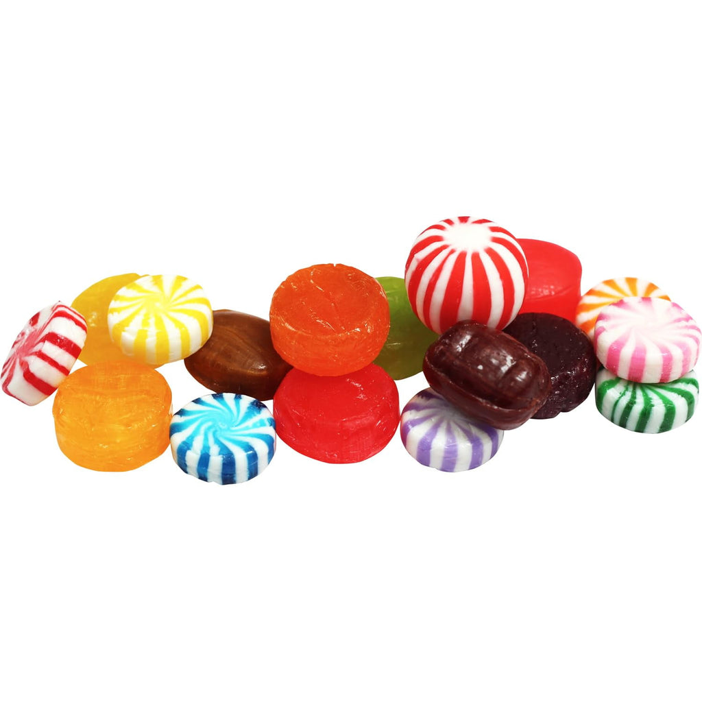 Hard Candy Mix - Assorted Candies - 4 Pounds - Bulk Sampler Candy - Lalees - Individually Wrapped Assortment
