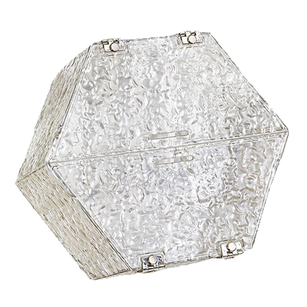 S SERENABLE Gift Box,Groomsman Proposal Box,Jewelry Organizer with Lid Closure,Birthday Gift Packging for Graduations Christmas Halloween Hexagonal