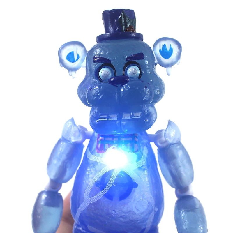 Action Figures, 6 PCS Toy Figures, 5.5 Inches Collectible Toys Set with Ball Joint Connection Light, Cake Toppers for Video Games Fans Boys, Girls, Kids Adults as Gifts