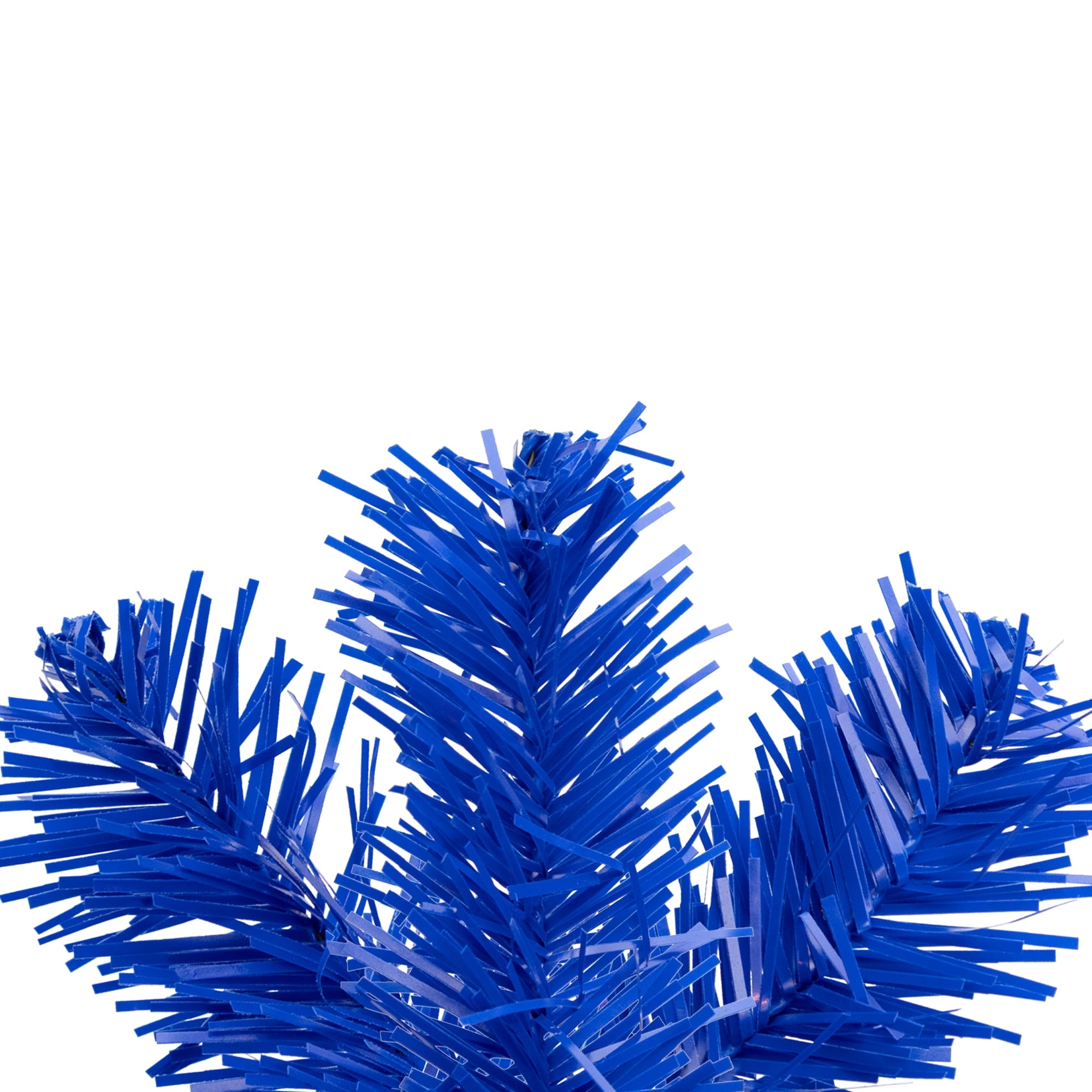 Northlight Pre-Lit Artificial Pine Christmas Garland - 9' - Royal Blue - Clear Lights