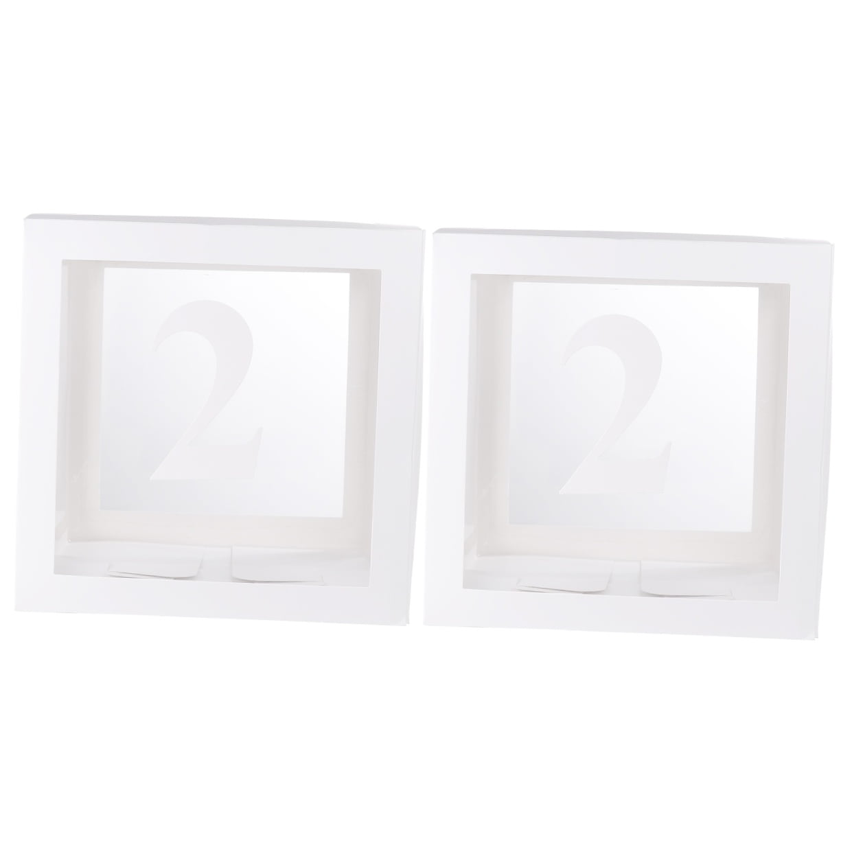 WORGEOUS 2pcs Transparent Balloon Box Party Decorative Balloons Case Balloons Accessories