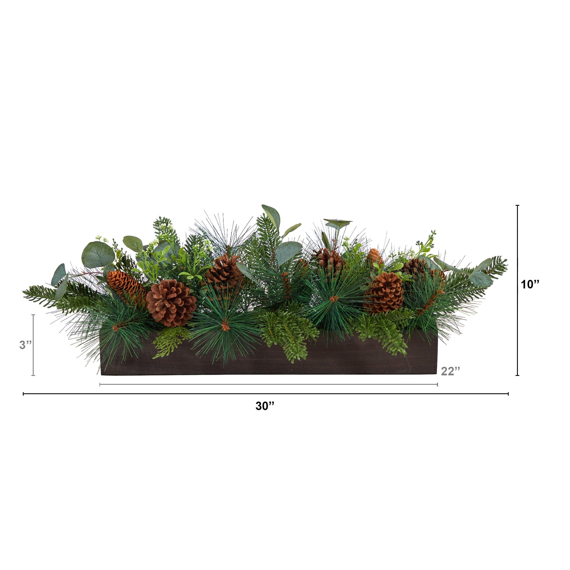 Nearly Natural Green Holidays, Christmas Christmas Centerpiece