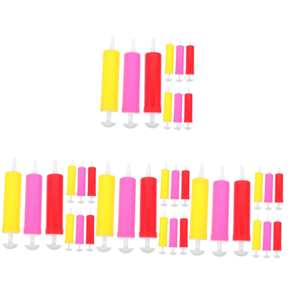 4 Count Zip Sliders Manual Air Pump Party Birthday Supplies