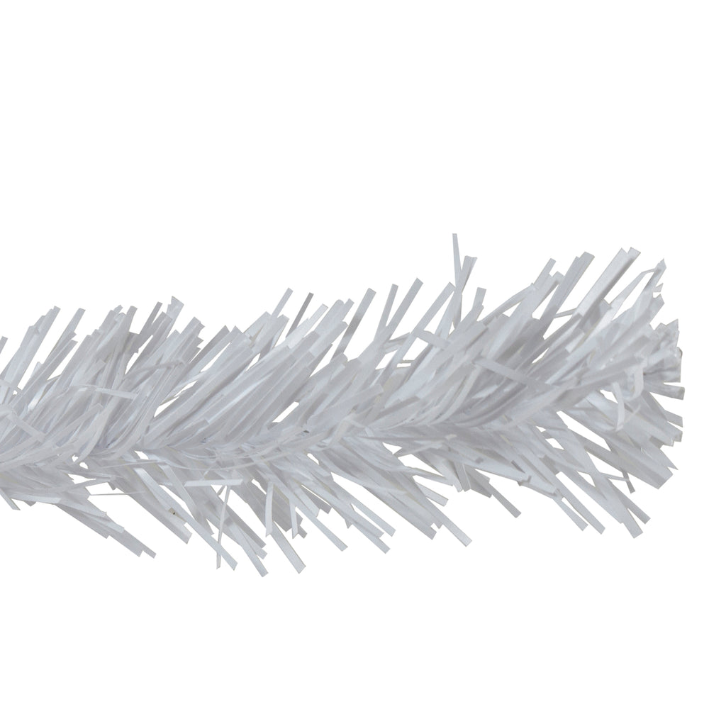 9' x 12" White Crystal Spruce Artificial Christmas Garland - Unlit