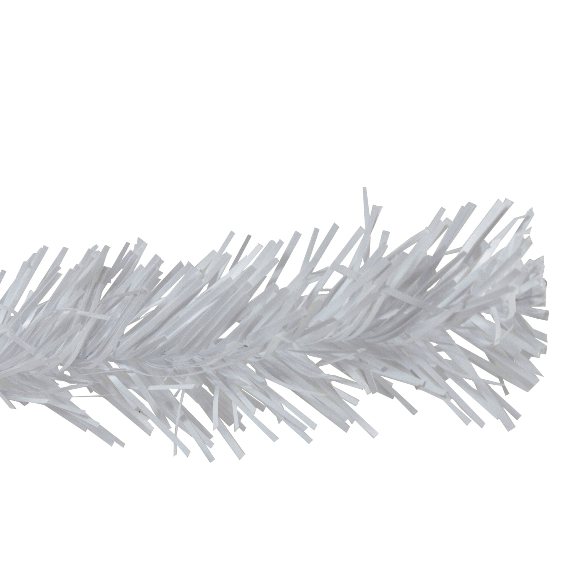 9' x 12" White Crystal Spruce Artificial Christmas Garland - Unlit
