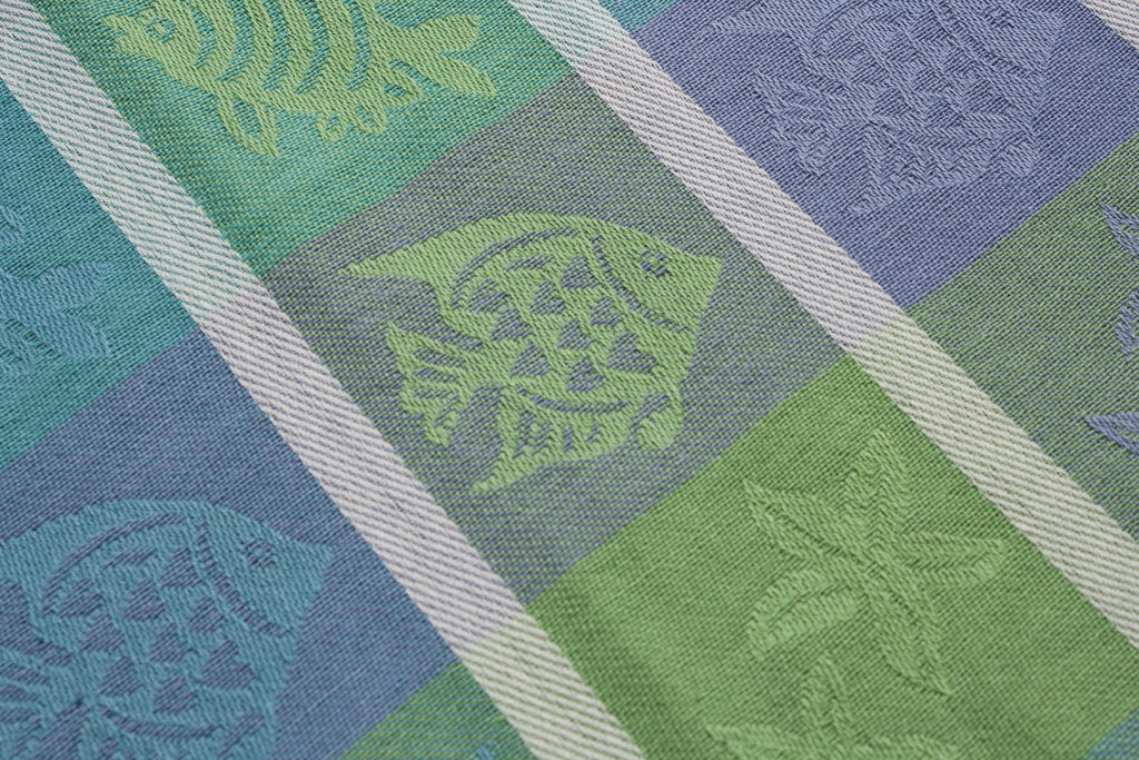 Tropical Fish 100% Cotton Tablecloth 60"x102"