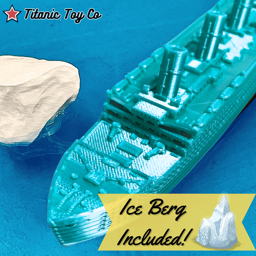 DiamondTanic Titanic Bath Boat And Pool Toy By TitanicToyCo, RMS Titanic Toys For Kids, Historically Accurate Titanic Toy, Titanic Ship, Titanic Cake Topper, Titanic Figurine