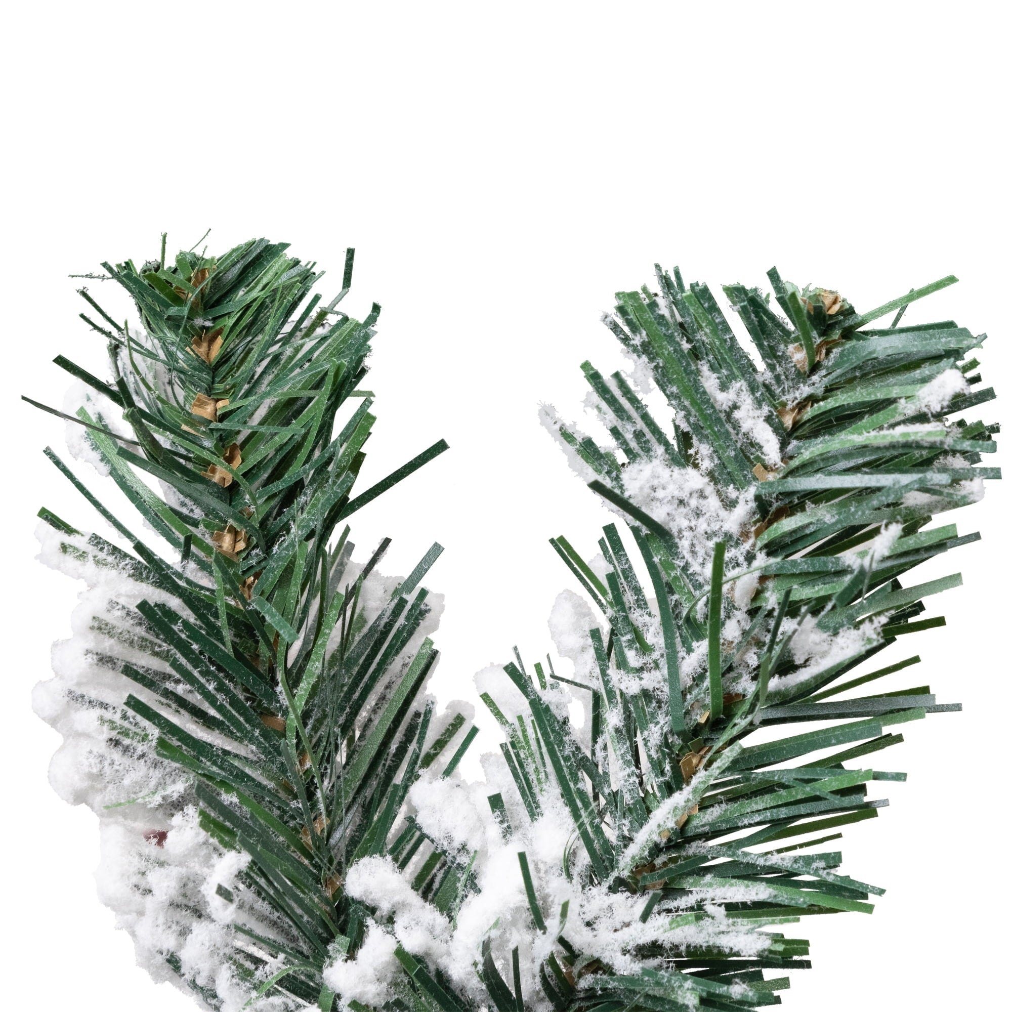 Northlight Flocked Madison Pine Artificial Christmas Garland - 9' x 10" - Unlit