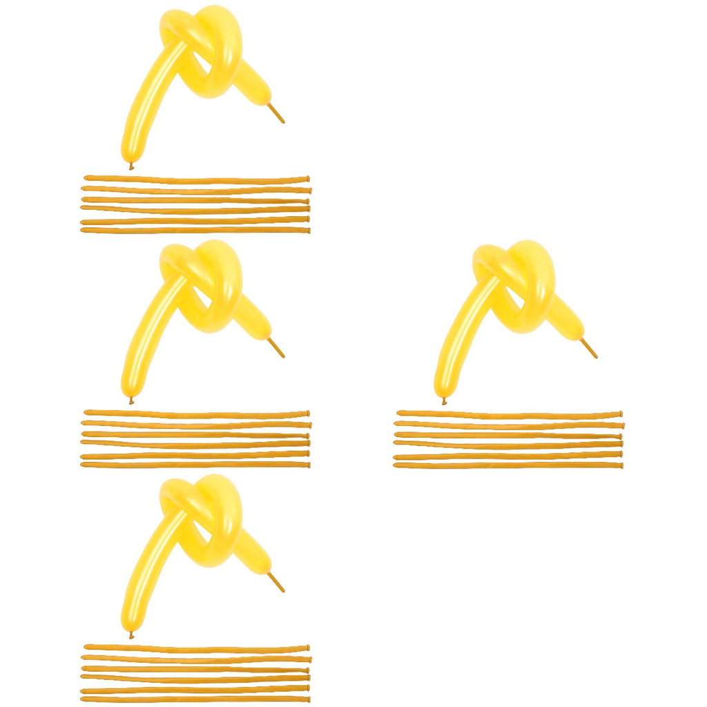 WORGEOUS 400 pcs Strip Shaped Balloons Twisting Balloons Decorative Balloons Wedding Birthday Balloons