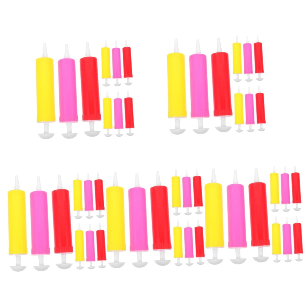 Set of 5 Manual Air Pump Party Balloon Birthday Hand