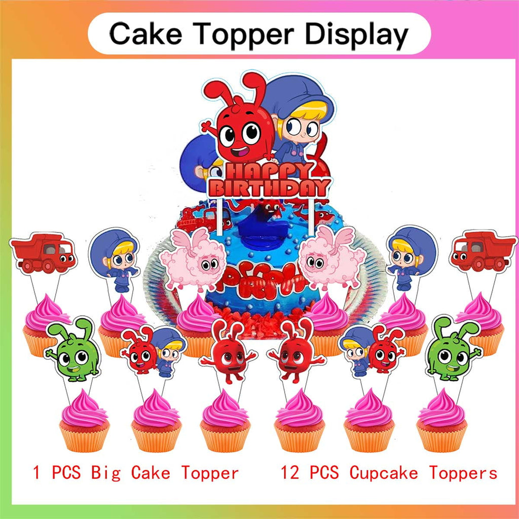 My Magic Pet Morphle Party Decorations Plates Tableware Banner Backdrop Balloons Birthday Decor Cake Topper Fans