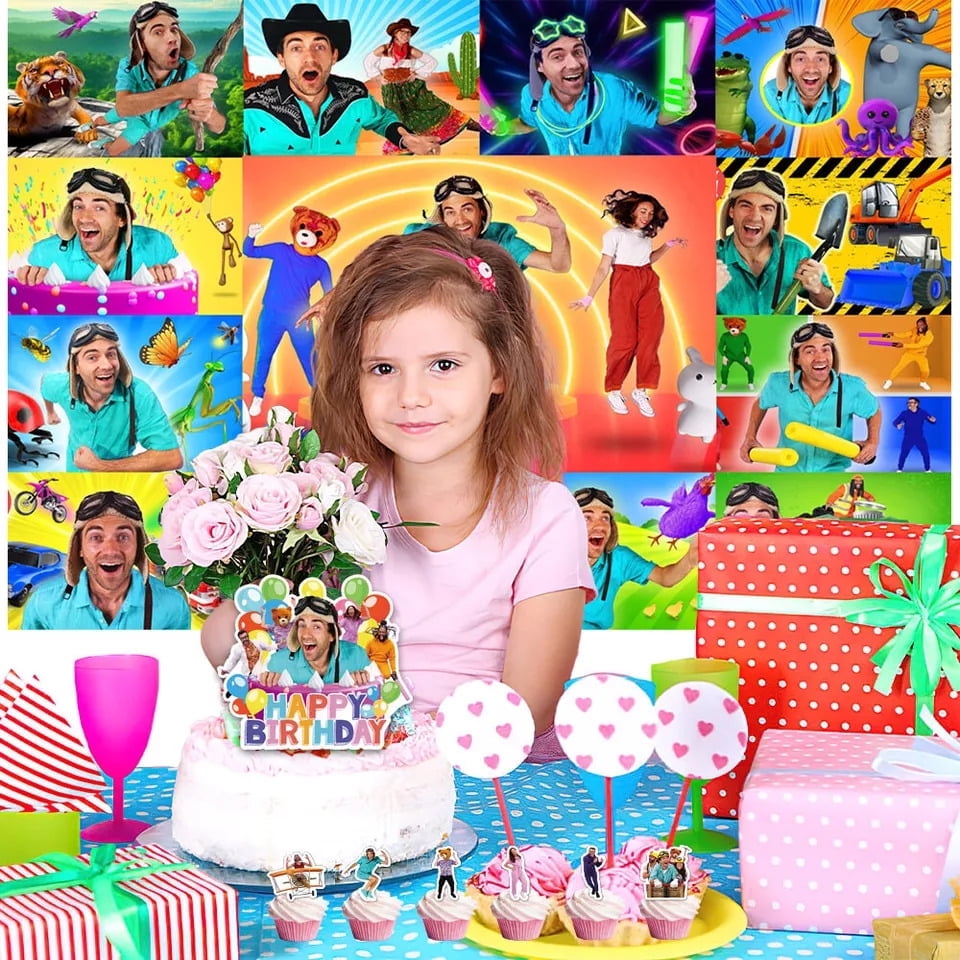 Danny Go Birthday Party Supplies Set – Balloons, Plates, Banner, Cake Topper, Tableware & Decorations for Kids Party