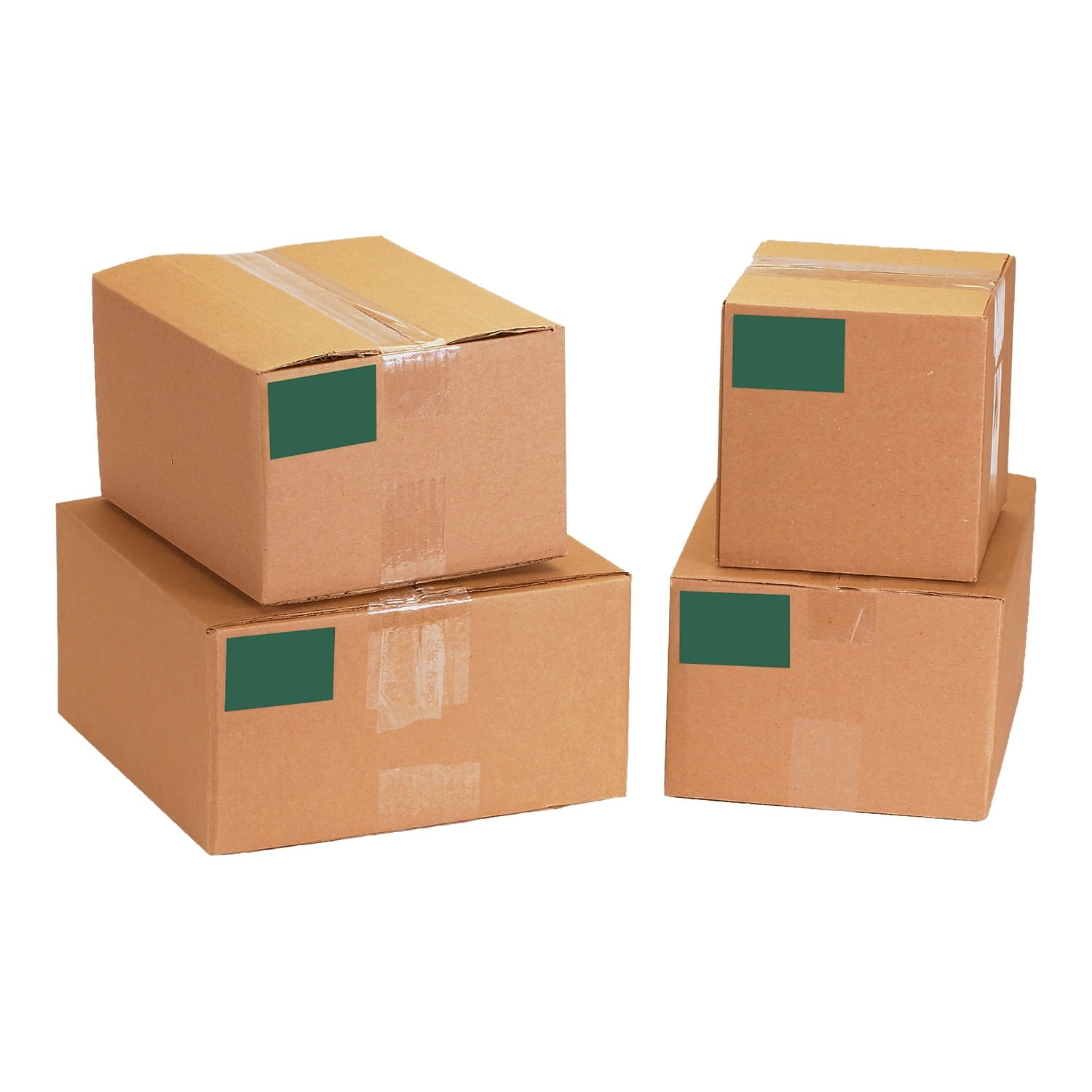 Tape Logic Inventory Rectangle Label,3x5",Green DL632D