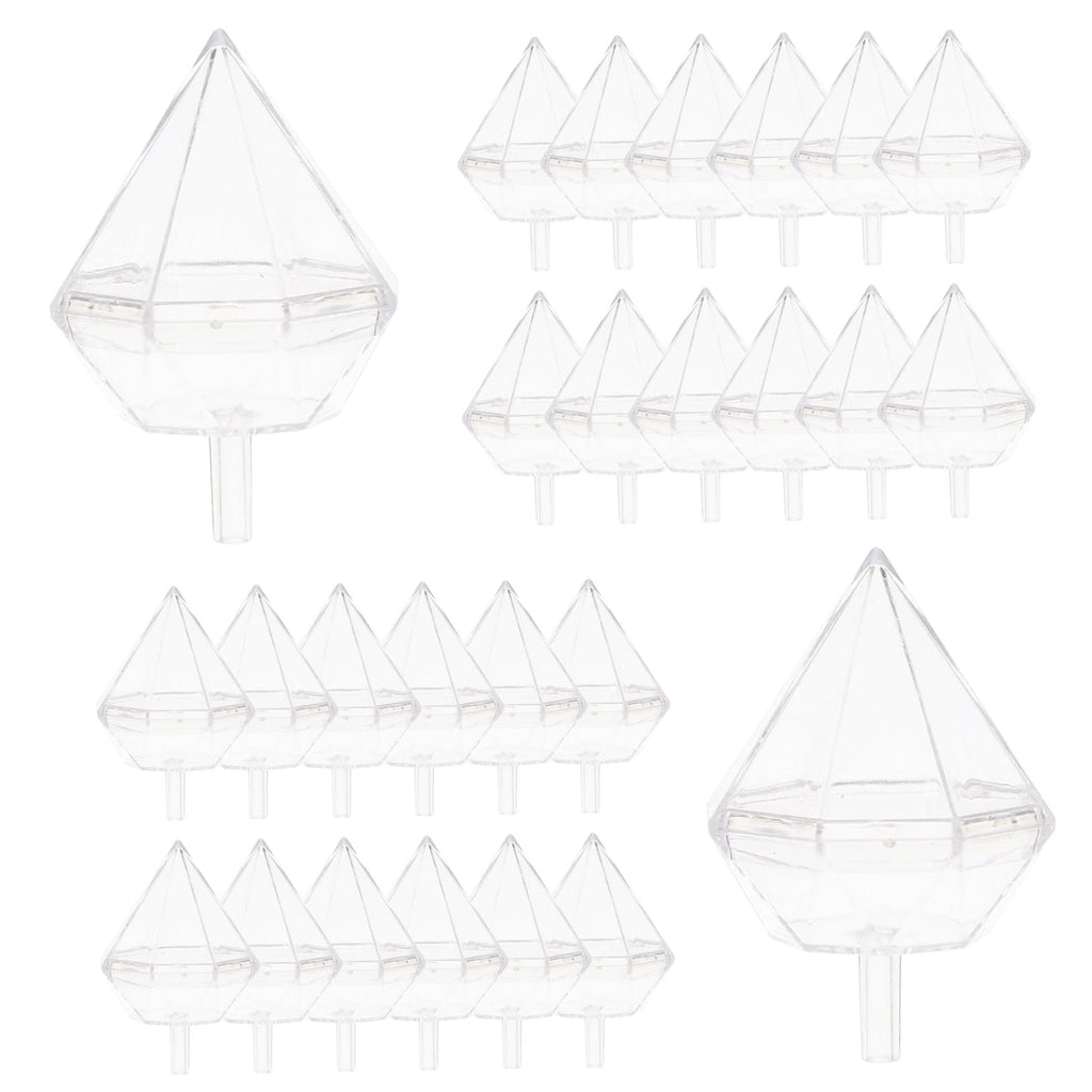 YSNOOWE Chocolate Box Holder in Clear Plastic for Elegant Diy Crafts and Candy Wrappers Packaging 80Set