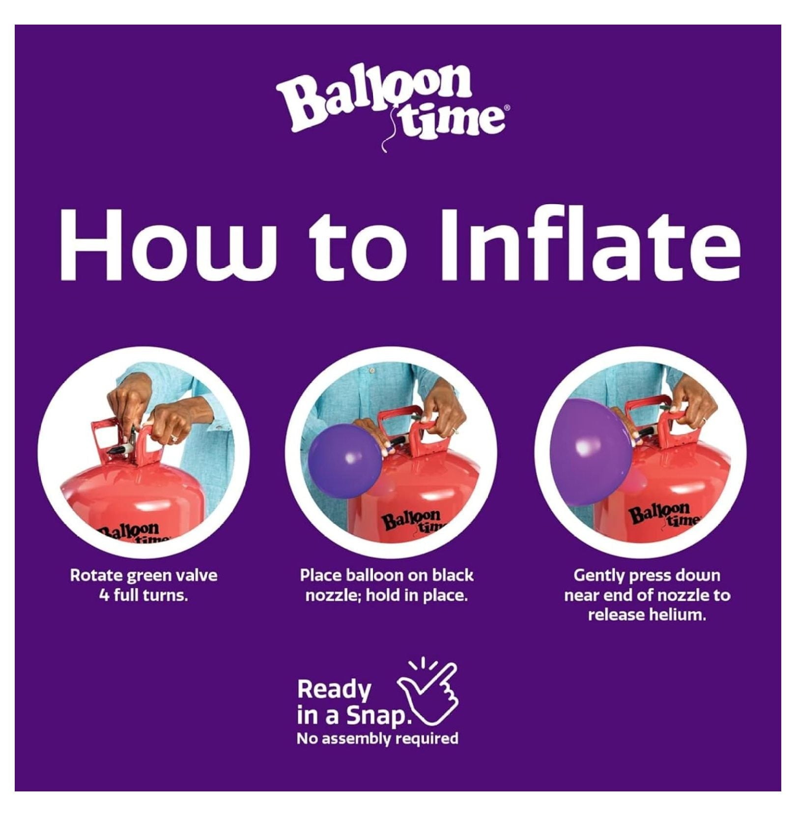 Helium for Balloons At Home, 14.9 Cu Ft Helium Balloon Pump Kit with 50 Assorted Latex Balloons, White Curling Ribbon and Balloon Tie Tool