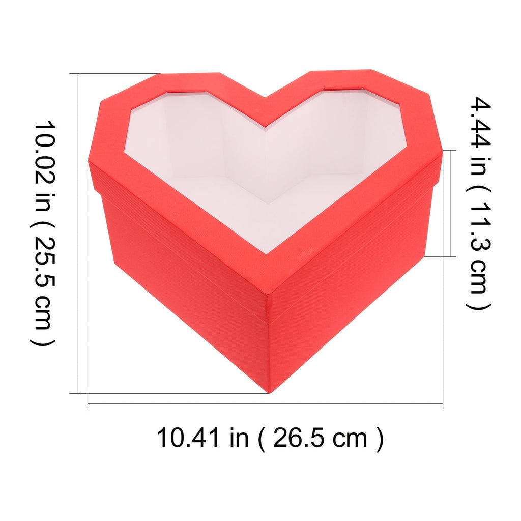 ifundom Rose Flower Heart Box Gift Case for Christmas Party and Special Celebrations
