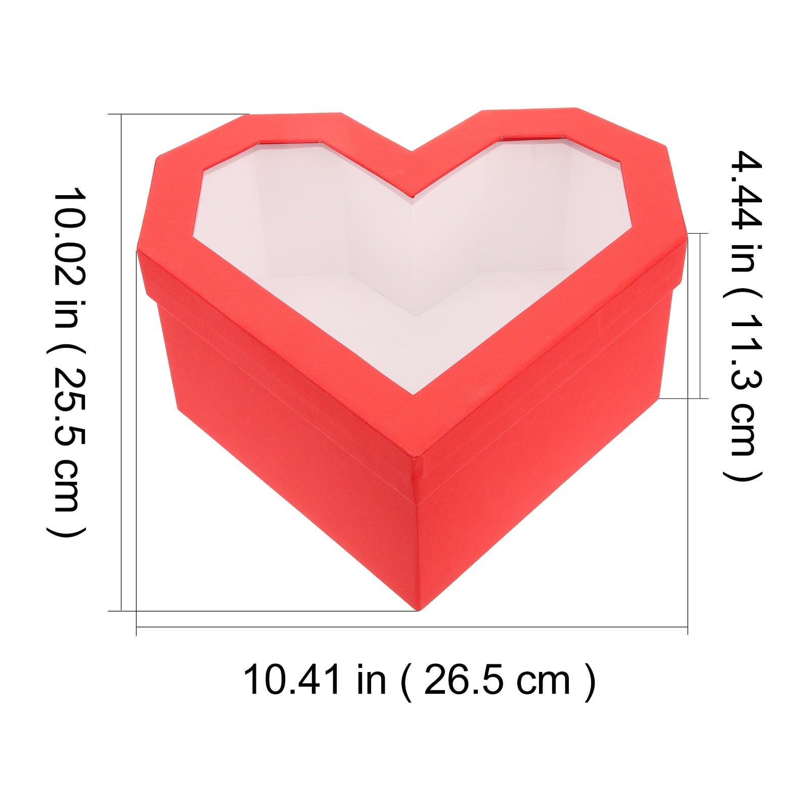 ifundom Rose Flower Heart Box Gift Case for Christmas Party and Special Celebrations