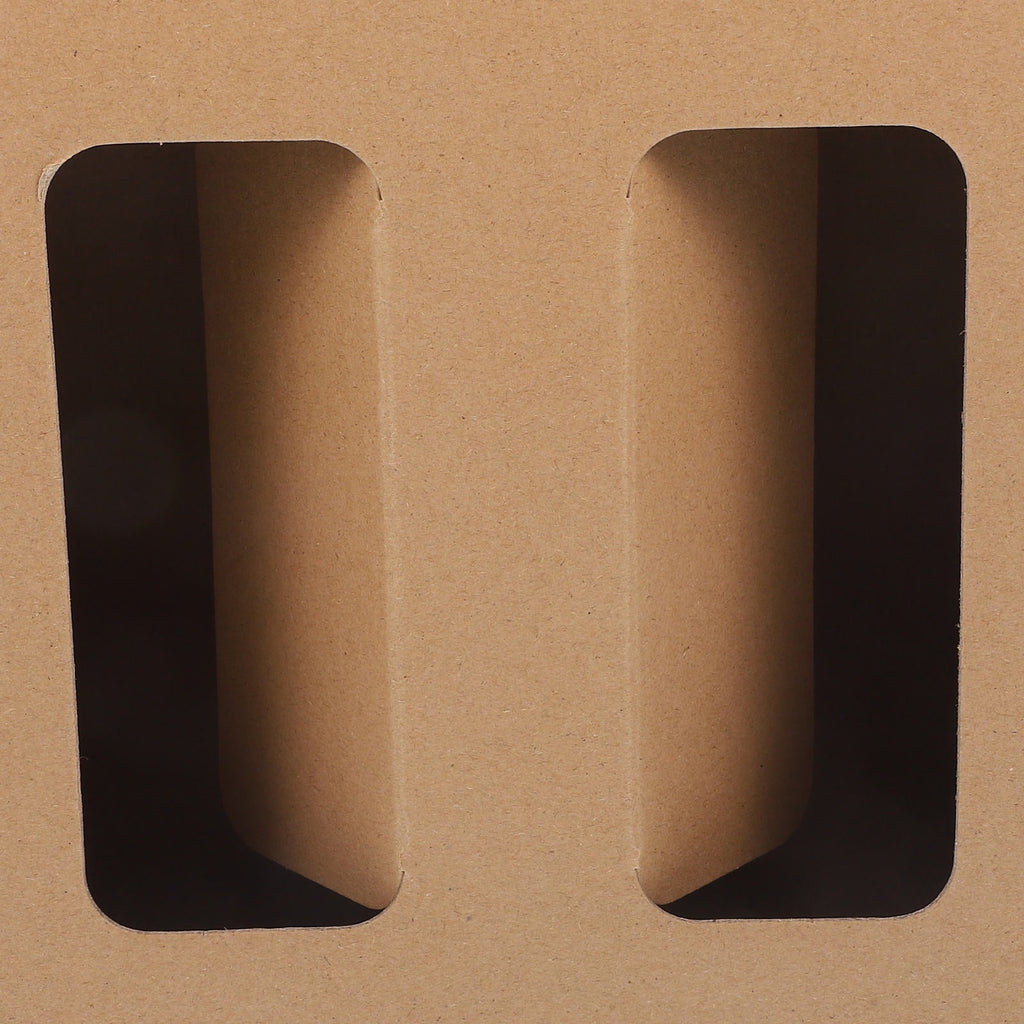 5Pcs Wine Packing Box Paper Bottle Holder Handheld Wine Holder Wine Storage Box Paper Gift Box