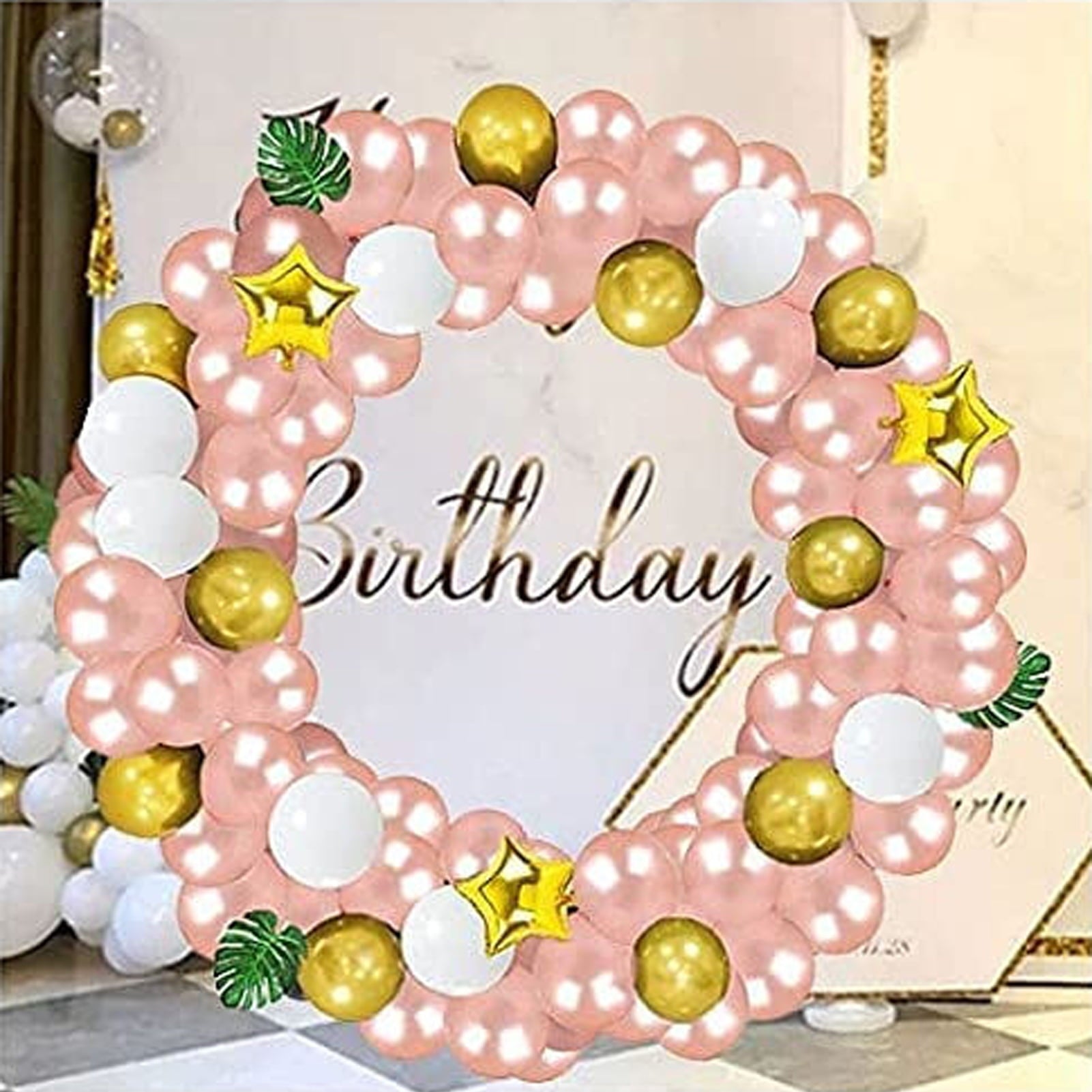 Hadanceo Arch Frame Multifunctional 1 Set Add Ambient Charming Balloon Frame Decorative Wonderful for Birthday