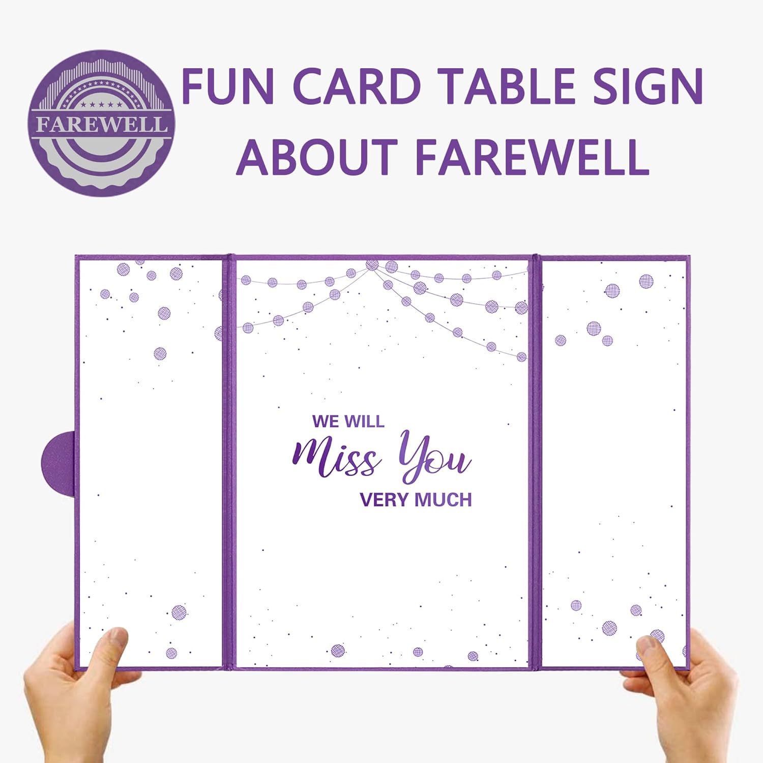 Farewell Guest Book Alternative, Farewell Gifts for Coworkers Friends, Rose Gold We Will Miss You Signature Board, Happy Retirement Party Decorations, Going Away，Farewell Card for Women Men