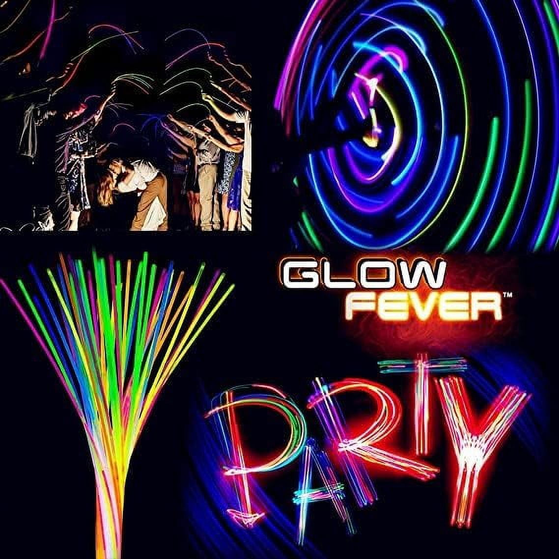Glow Sticks Bulk 100ct 22'' Glow Necklaces with Connectors, for Party Festivals Raves Birthday Wedding
