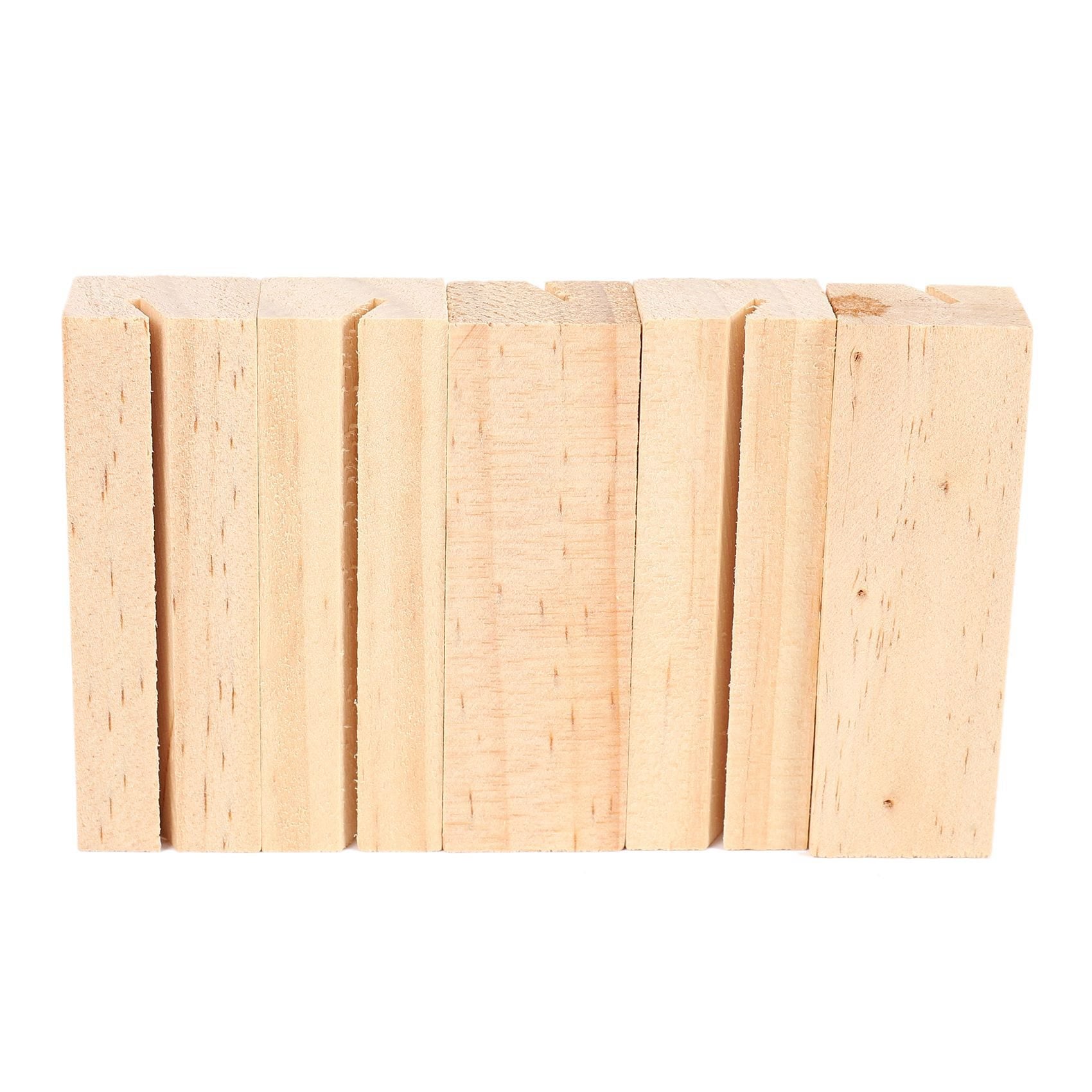 20 Pieces Wood Place Card Holders,for Wedding Decoration