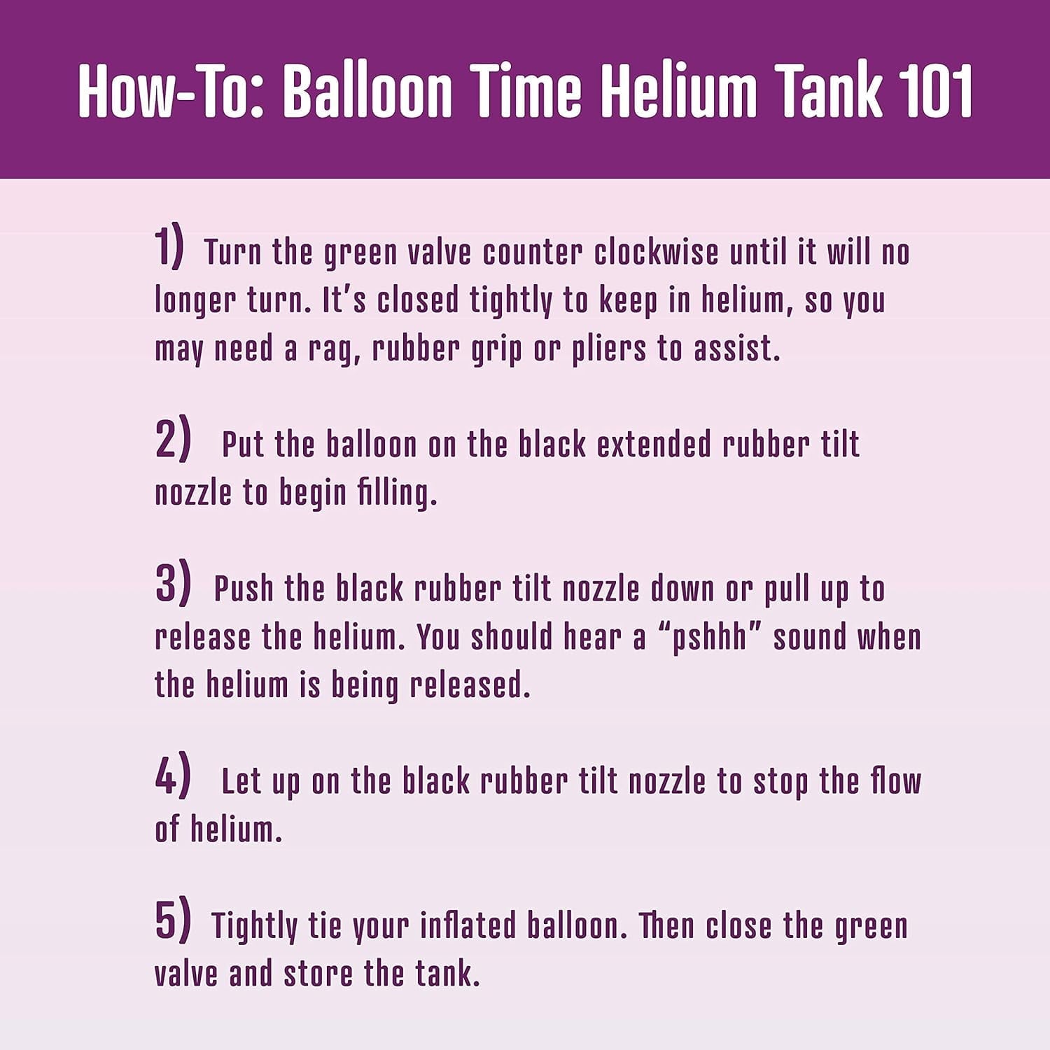 Balloon Time Disposable Helium Tank with Drawstring Backpack, 50 Balloons and Ribbon