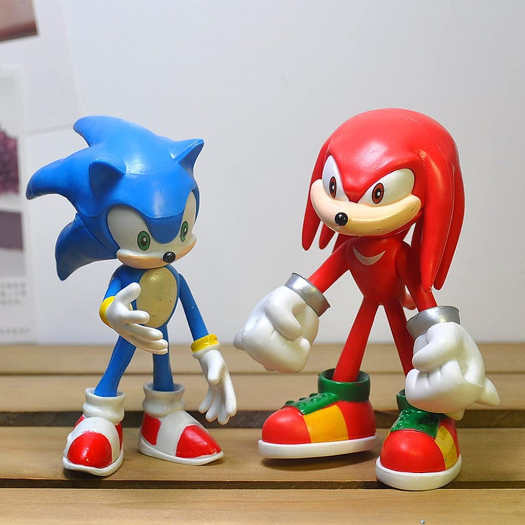 Sonic Hedgehog Cake Toppers, by J&G (5 Count)